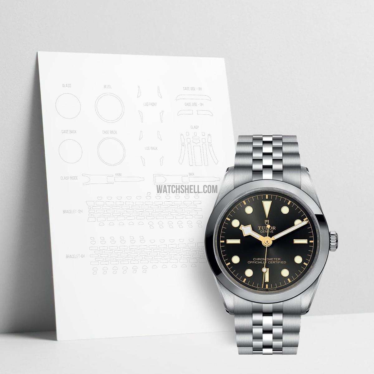 WatchShell for Tudor Black Bay M79640-0001
