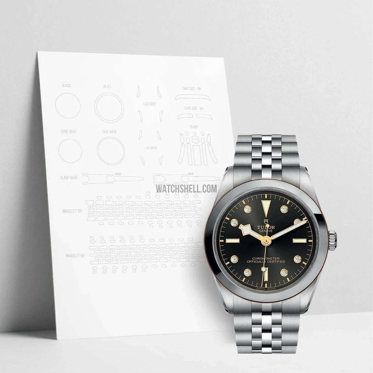 WatchShell for Tudor Black Bay M79640-0004
