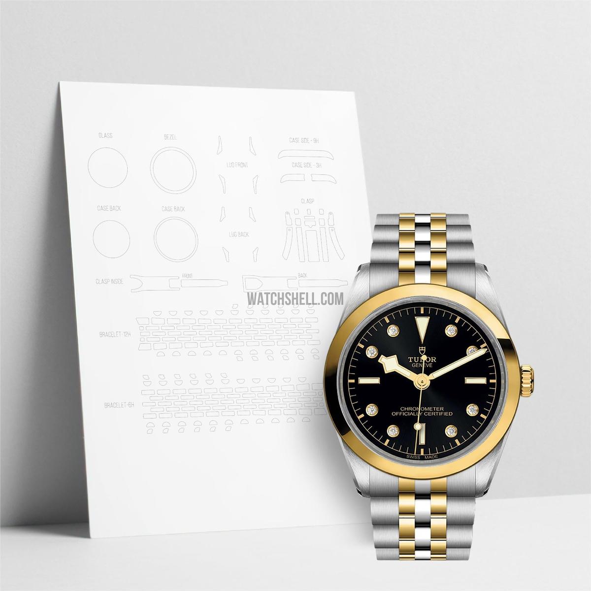 WatchShell for Tudor Black Bay M79643-0006