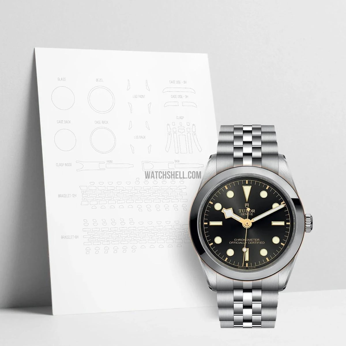 WatchShell for Tudor Black Bay One M79640-0001