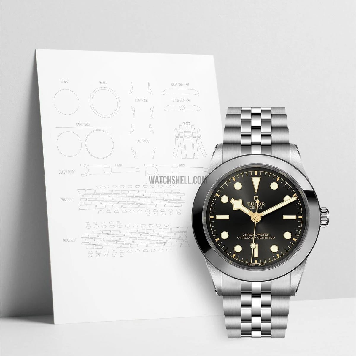 WatchShell for Tudor Black Bay One M79660-0001