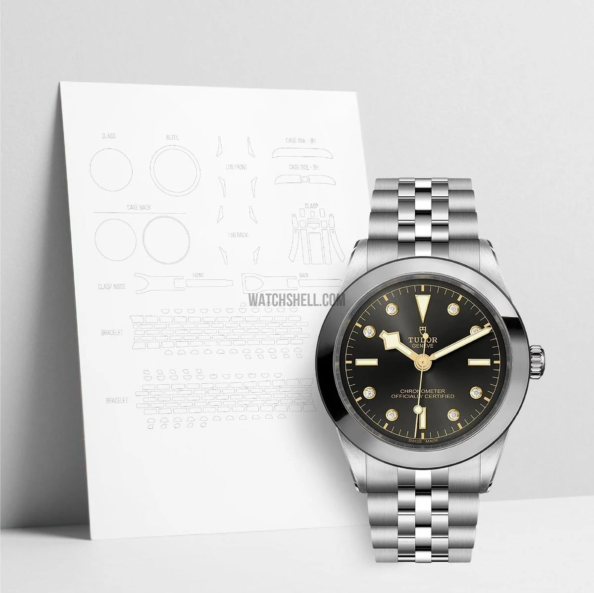 WatchShell for Tudor Black Bay One M79660-0004