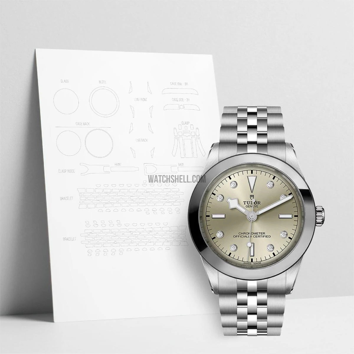 WatchShell for Tudor Black Bay One M79660-0006