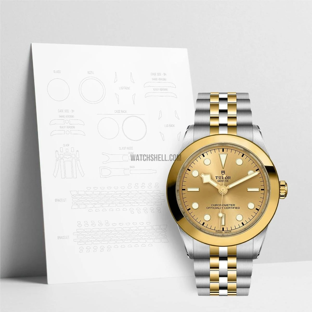 WatchShell for Tudor Black Bay One M79663-0005