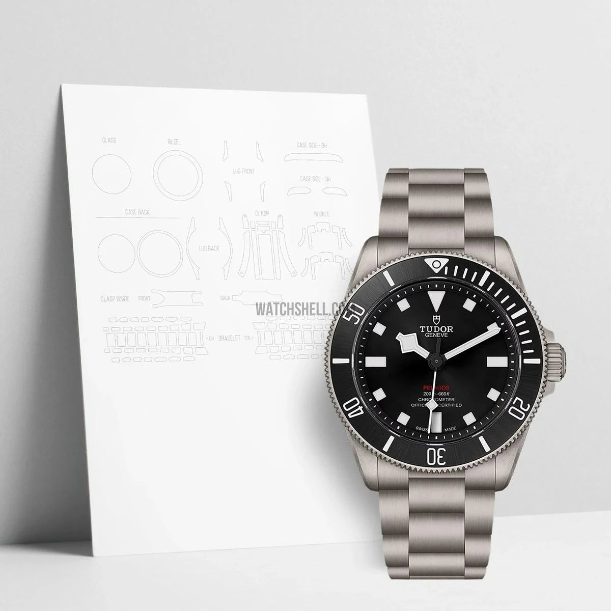 WatchShell for Tudor Pelagos M25407N-0001
