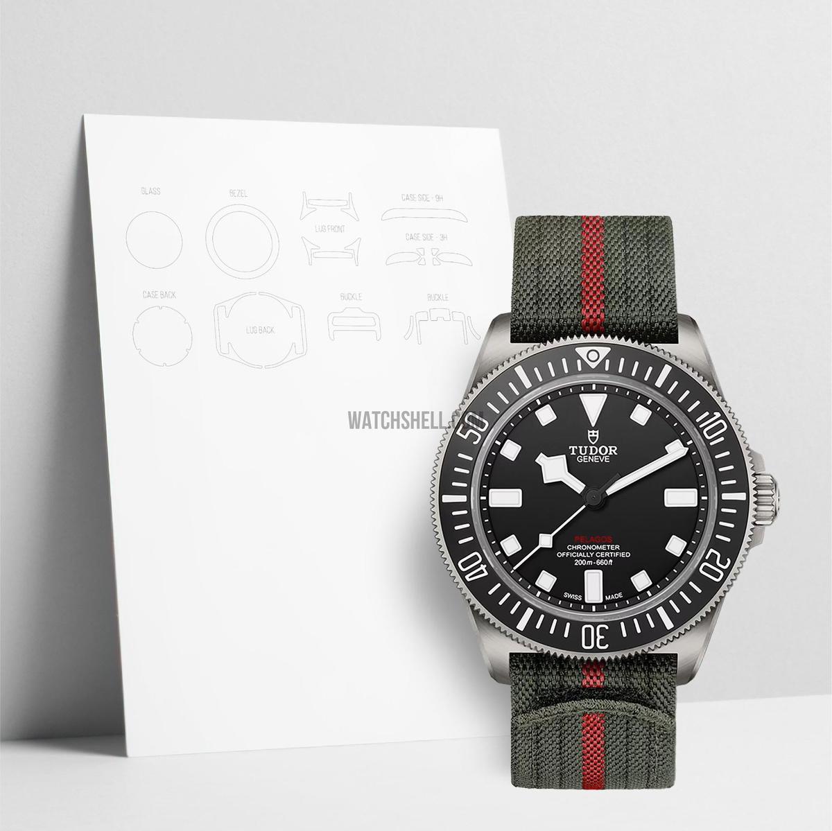 WatchShell for Tudor Pelagos M25717N-0001