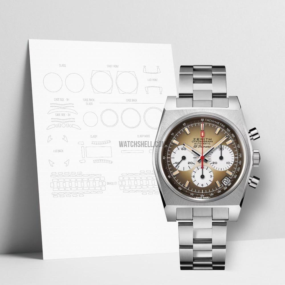 WatchShell for Zenith Chronomaster 03.A384.400/385.M385