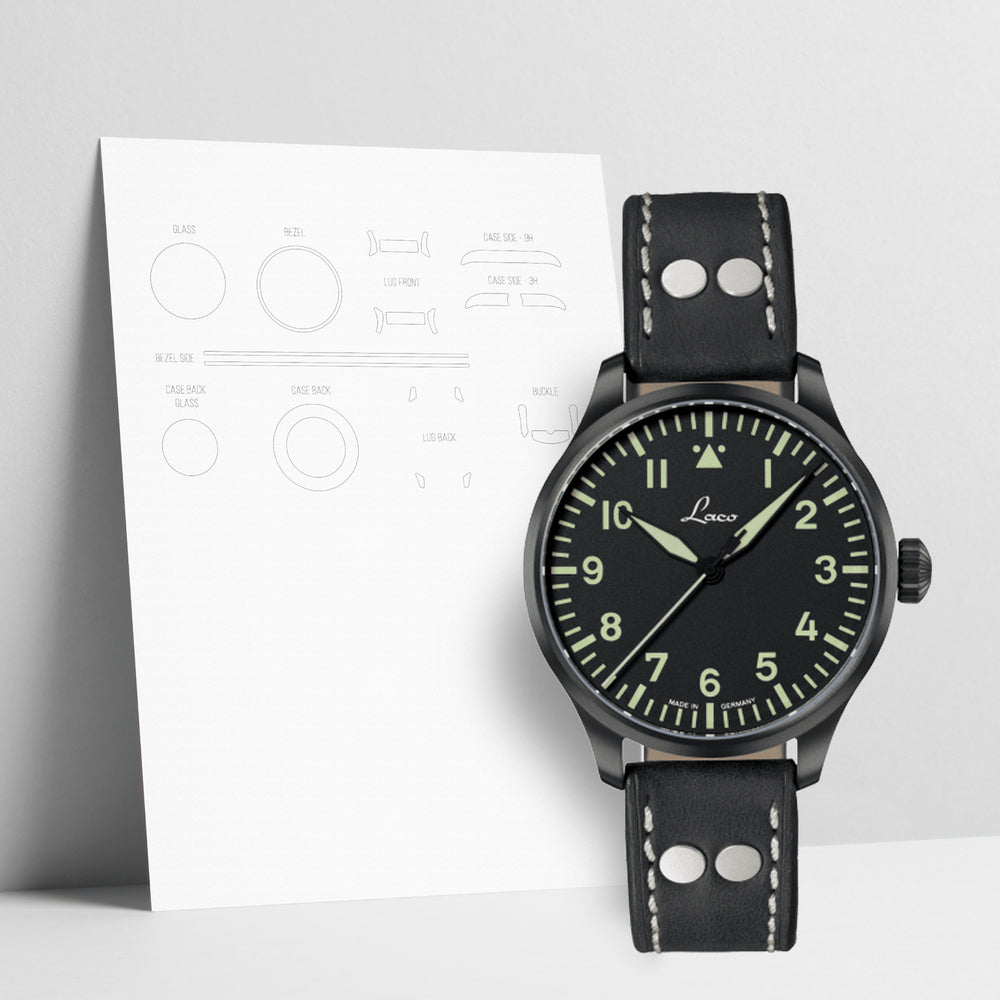 WATCHSHELL LACO PILOT WATCHES BASIC ALTENBURG 39MM PROTECTIVE FILM