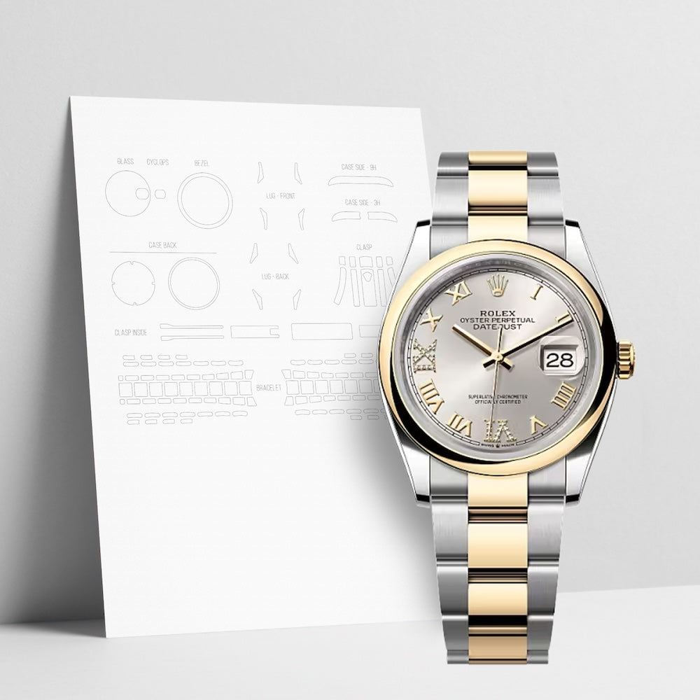WATCHSHELL ROLEX DATEJUST 126203 36MM OYSTER PROTECTIVE FILM