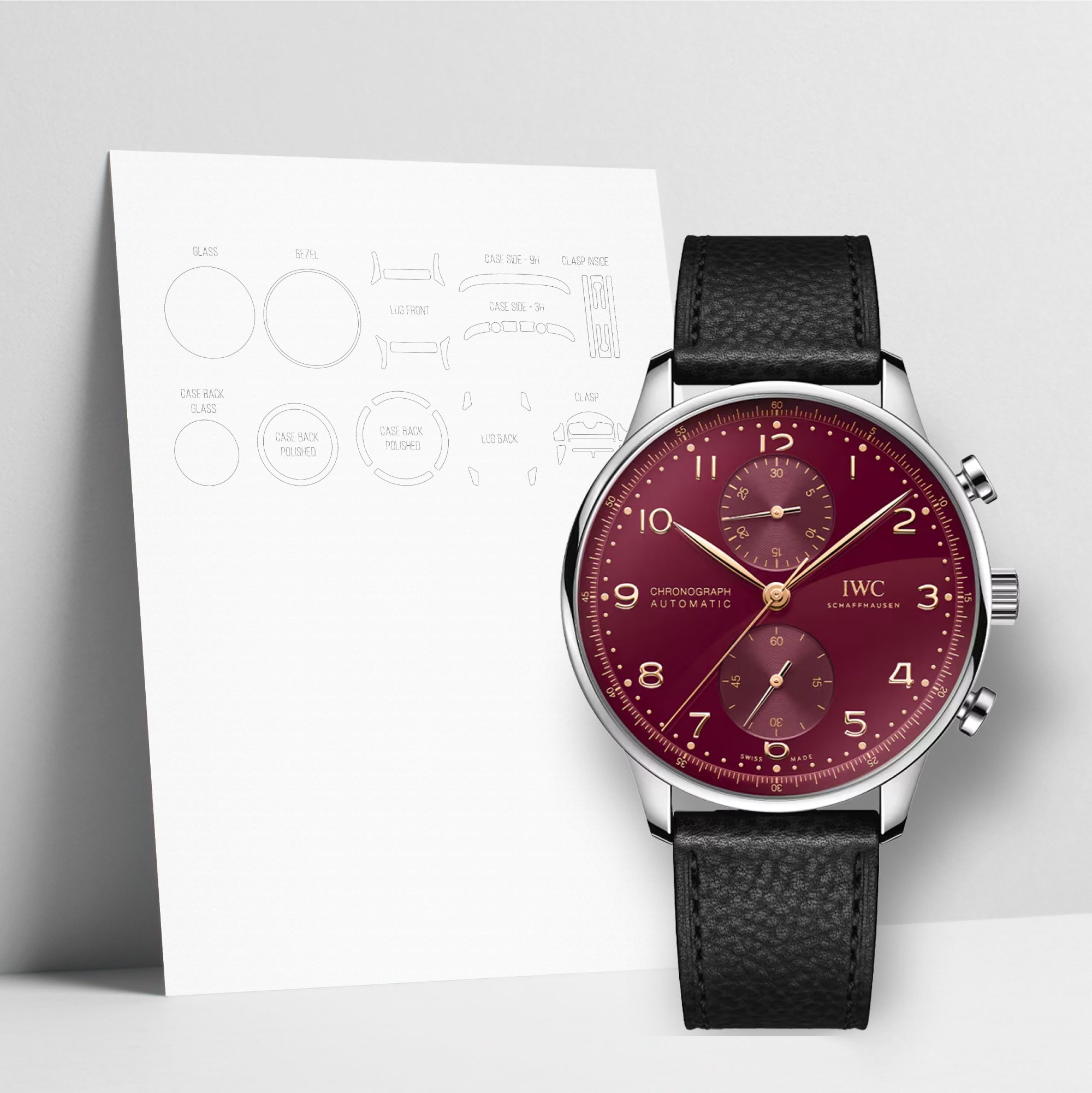 WATCHSHELL IWC PORTUGIESER IW371629 40MM PROTECTIVE FILM