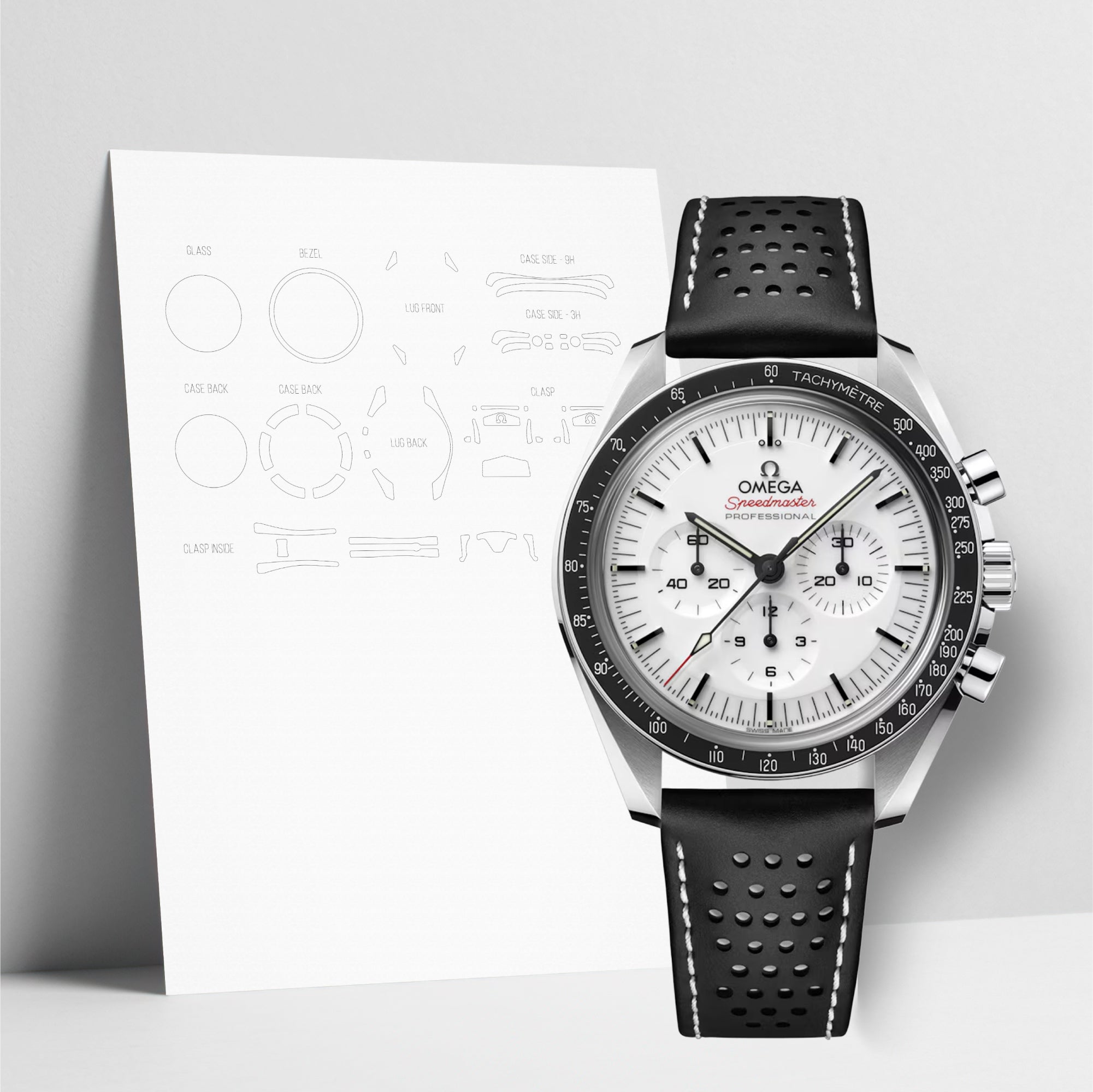 WATCHSHELL OMEGA MOONWATCH 310.32.42.50.04.002 42MM PROTECTIVE FILM