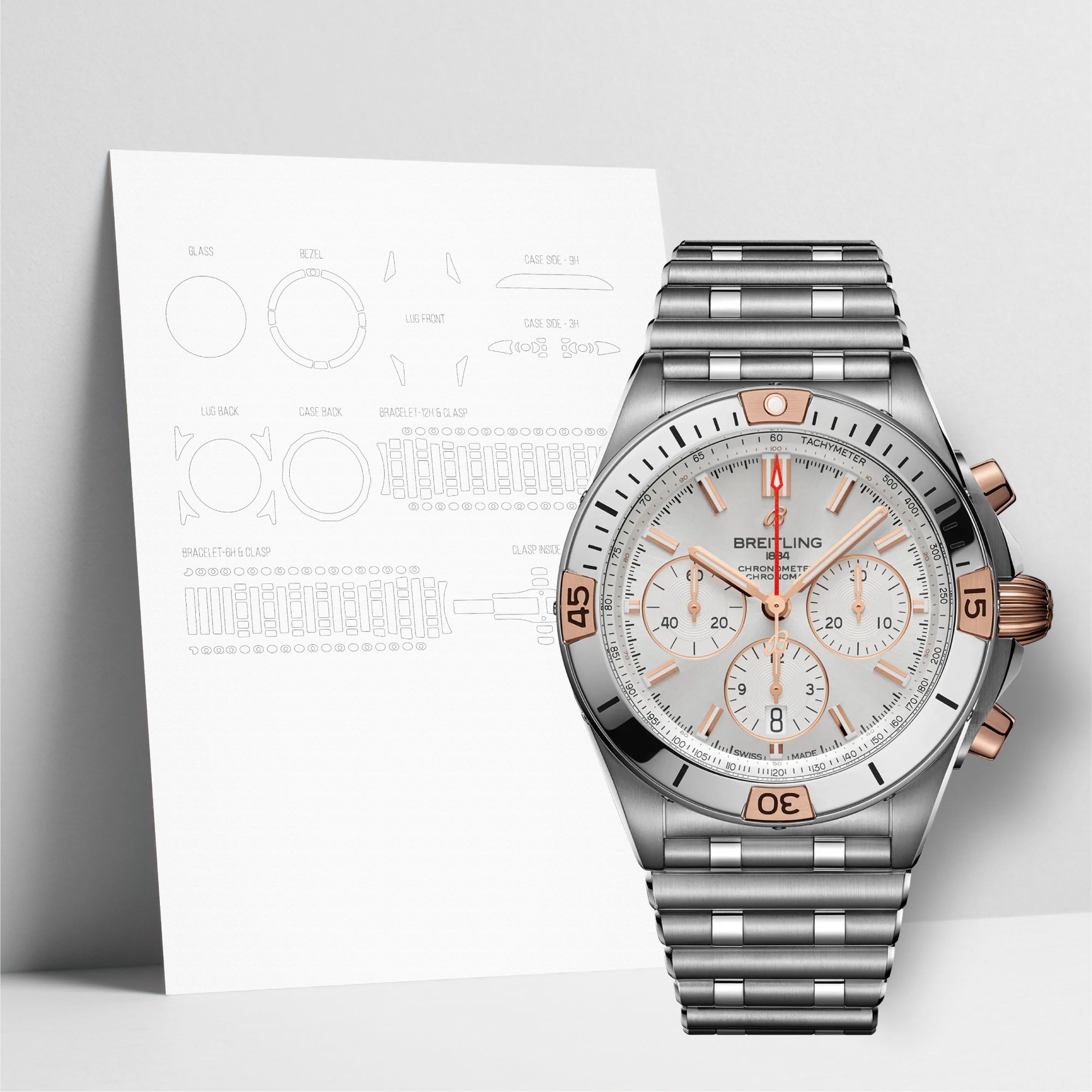WATCHSHELL BREITLING CHRONOMAT IB0134101G1A1 42MM PROTECTIVE FILM