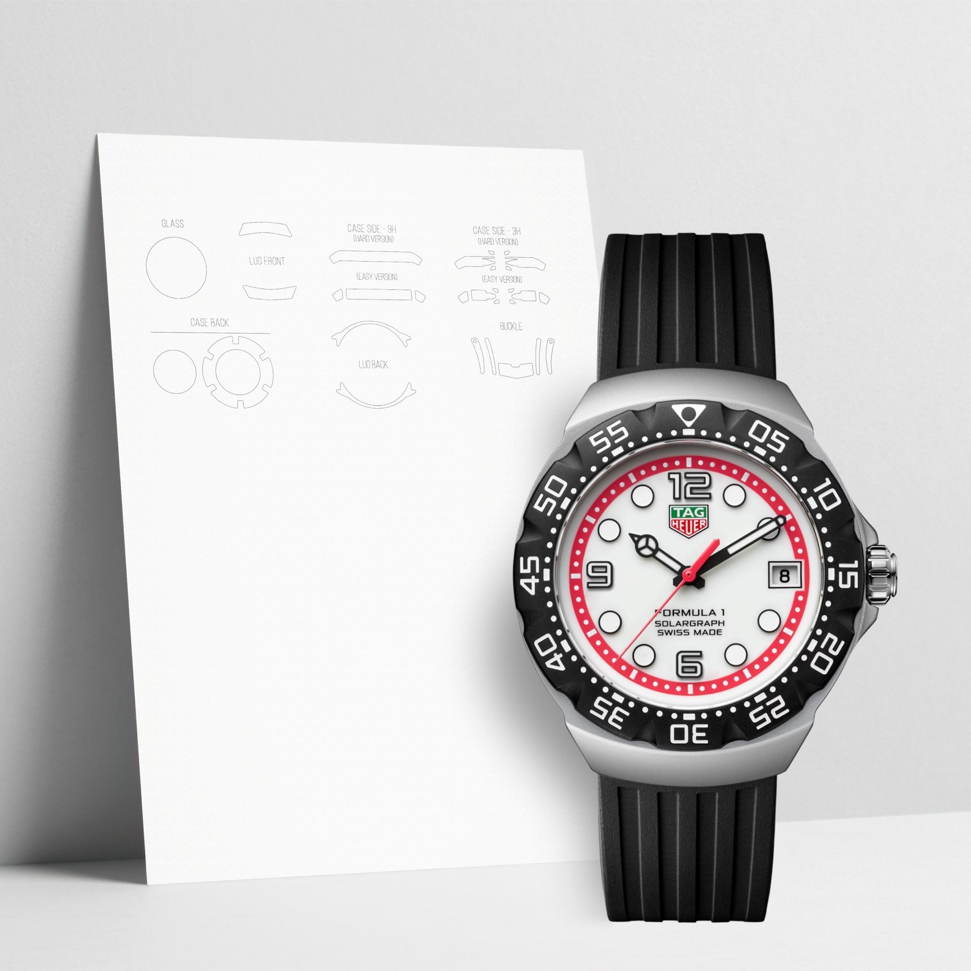 WATCHSHELL TAG HEUER FORMULA 1 WBY111A.FT8106 38MM PROTECTIVE FILM
