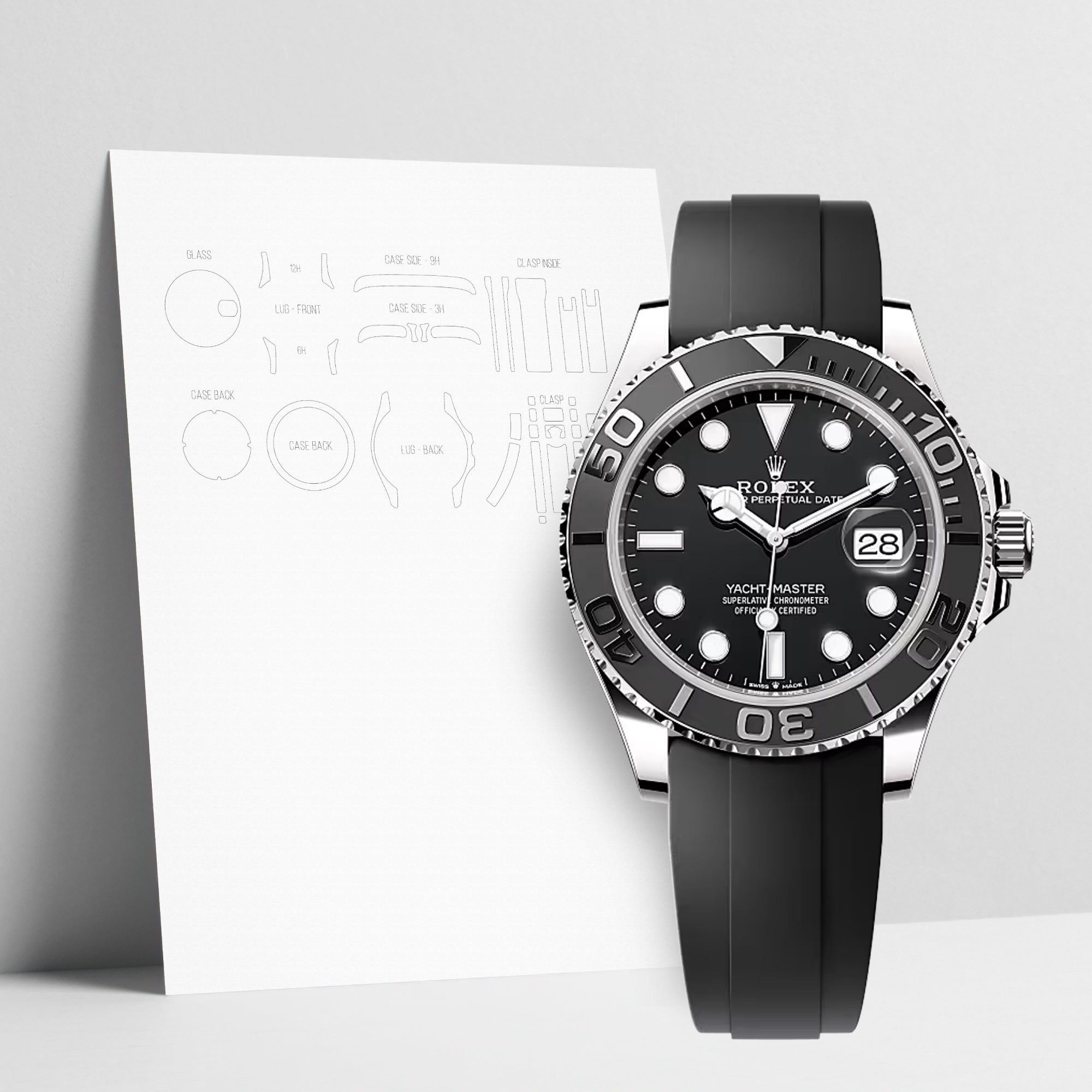 WATCHSHELL ROLEX YACHT-MASTER 226659 42MM OYSTERFLEX PROTECTIVE FILM
