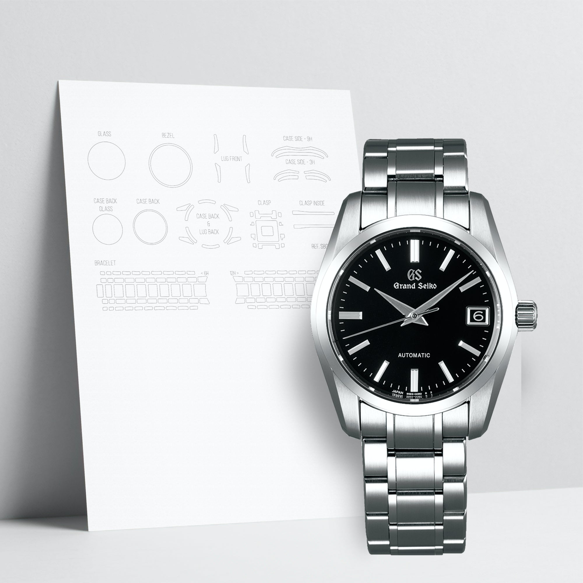 WATCHSHELL GRAND SEIKO SBGR253 37MM PROTECTIVE FILM