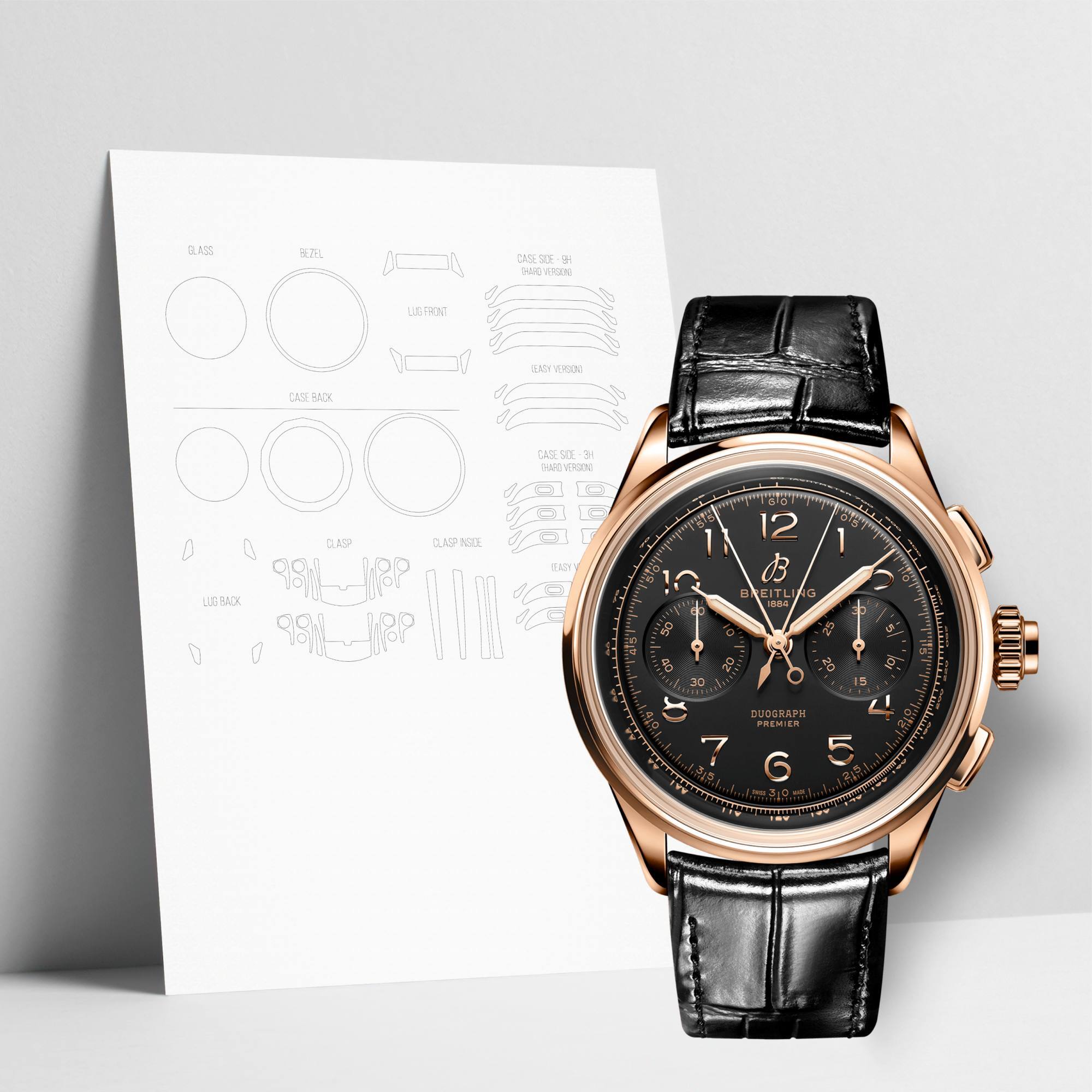 WATCHSHELL BREITLING PREMIER RB1510251B1P1 42MM PROTECTIVE FILM