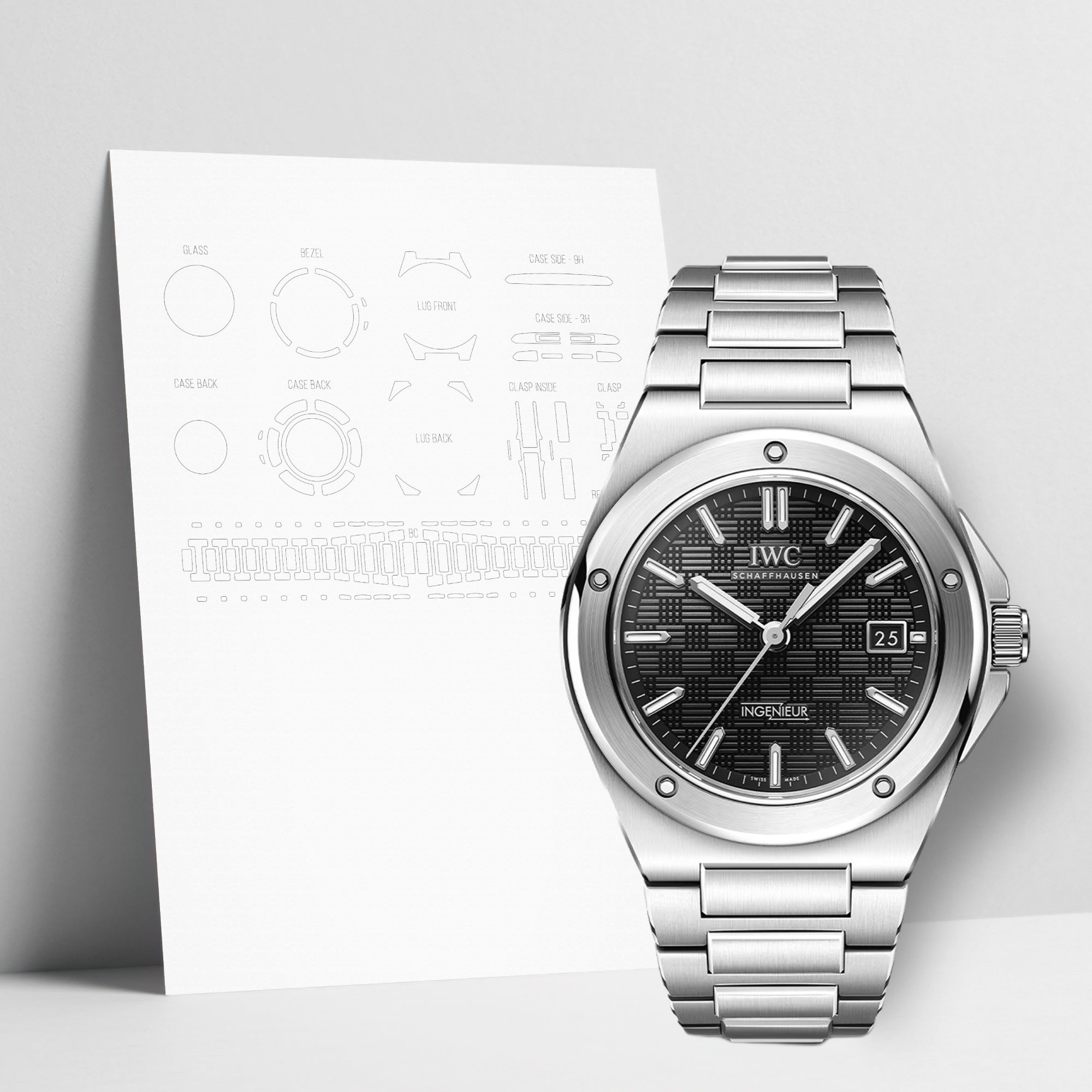 WATCHSHELL IWC INGENIEUR IW328901 40MM PROTECTIVE FILM