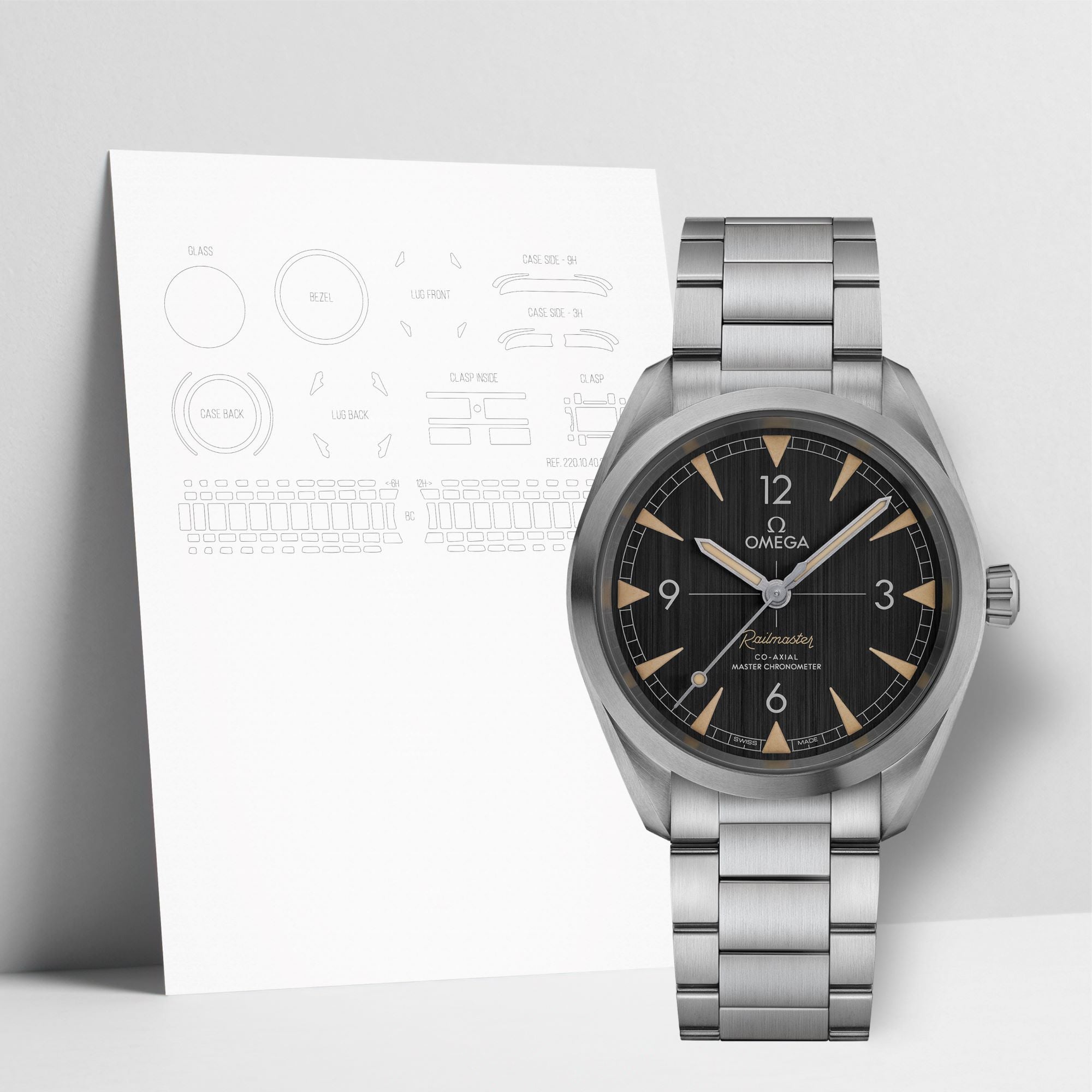 WATCHSHELL OMEGA RAILMASTER 220.10.40.20.01.001 40MM PROTECTIVE FILM
