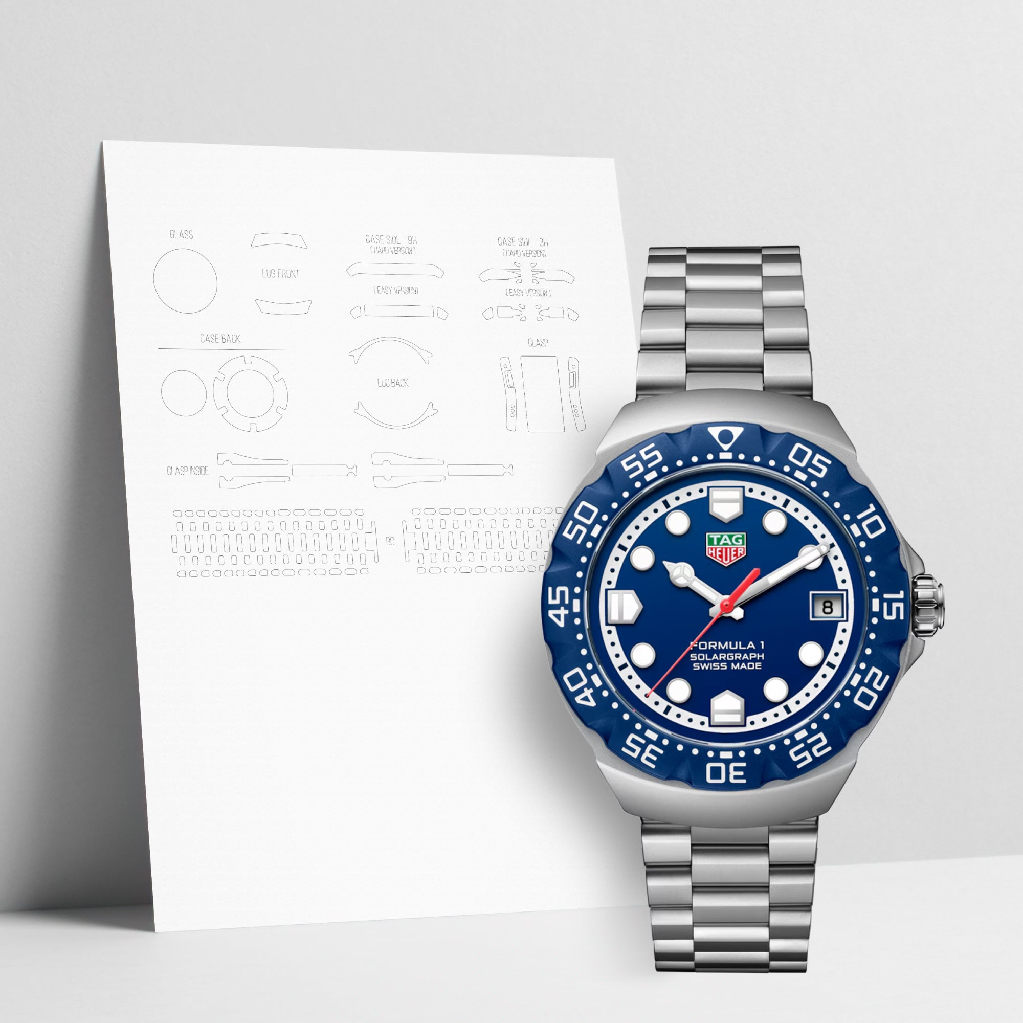 WATCHSHELL TAG HEUER FORMULA 1 WBY1112.BA0042 38MM PROTECTIVE FILM