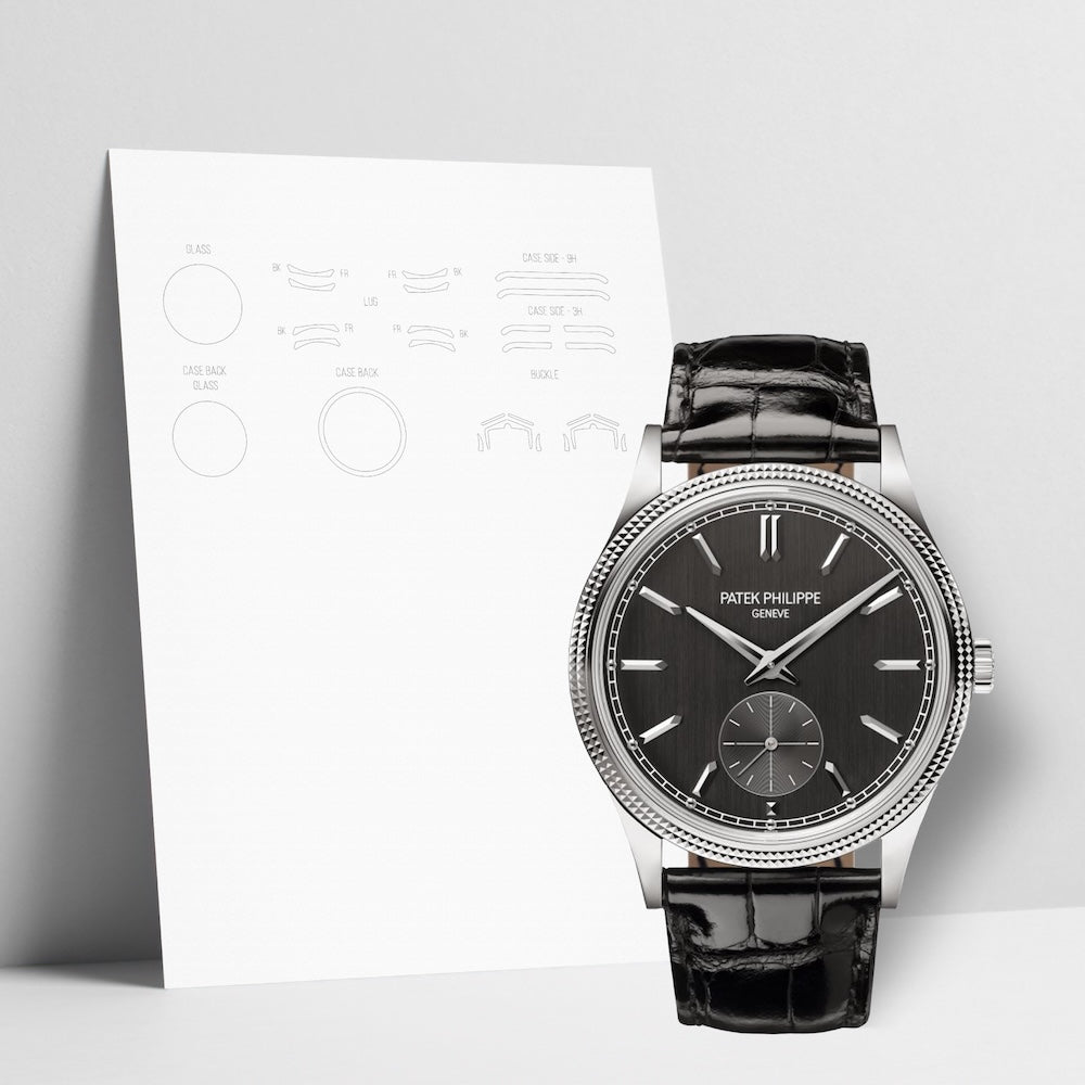 WATCHSHELL PATEK PHILIPPE CALATRAVA 6119G 39MM PROTECTIVE FILM