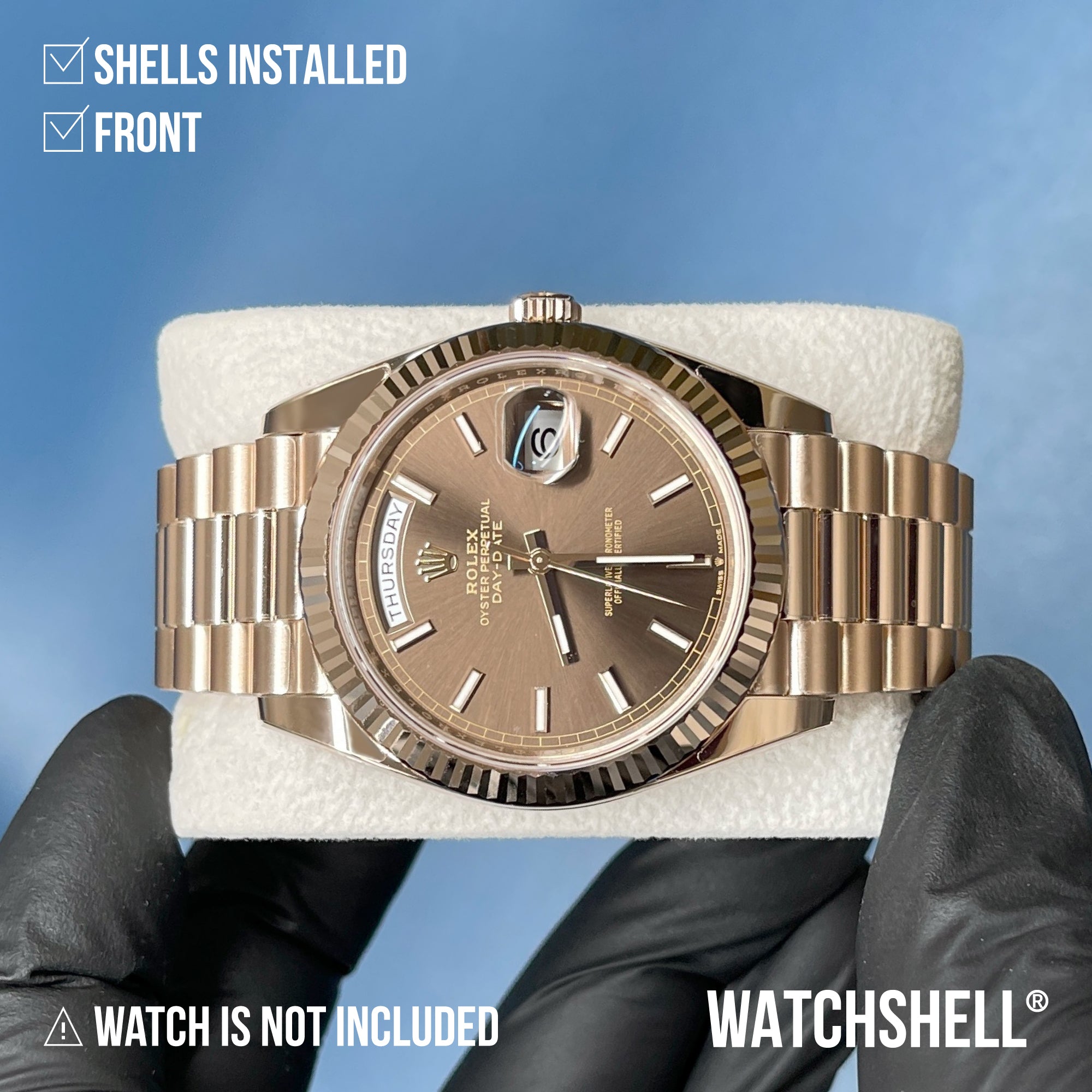 WATCHSHELL ROLEX DAY-DATE 228235 40MM PRESIDENT PROTECTIVE FILM