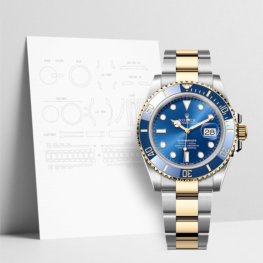 WATCHSHELL ROLEX SUBMARINER 126613LB 41MM OYSTER PROTECTIVE FILM