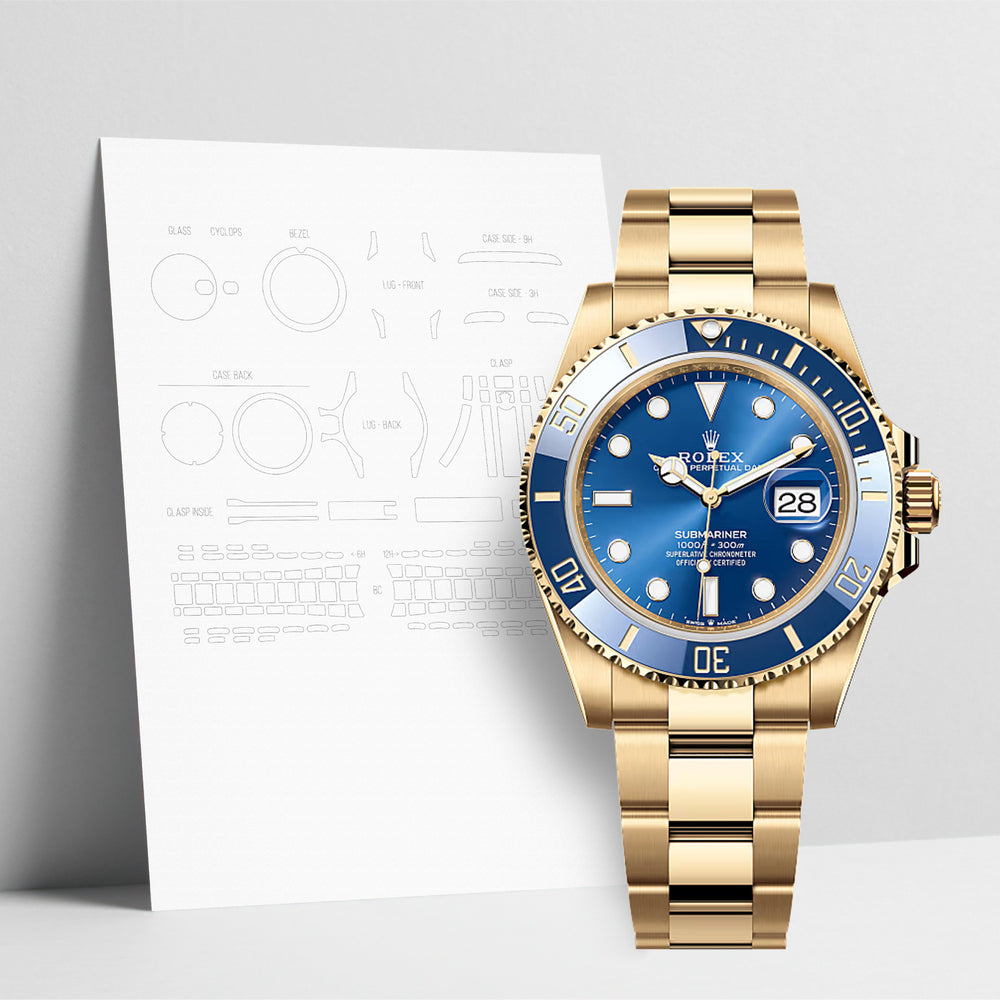 WATCHSHELL ROLEX SUBMARINER 126618LB 41MM OYSTER PROTECTIVE FILM