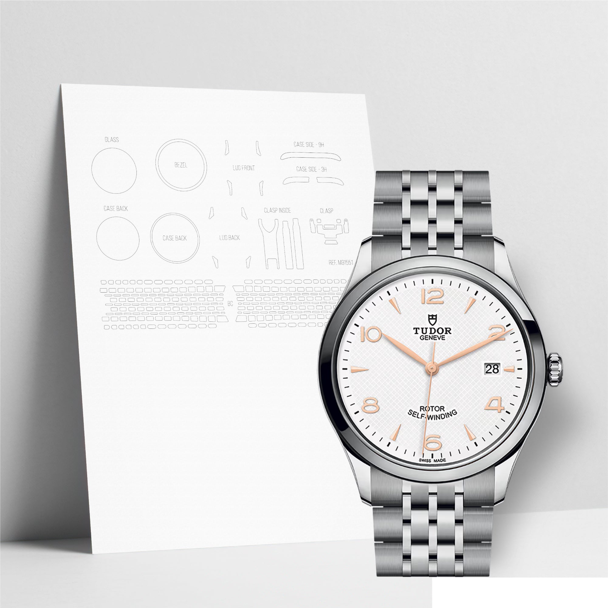 WATCHSHELL TUDOR 1926 M915501 39MM PROTECTIVE FILM