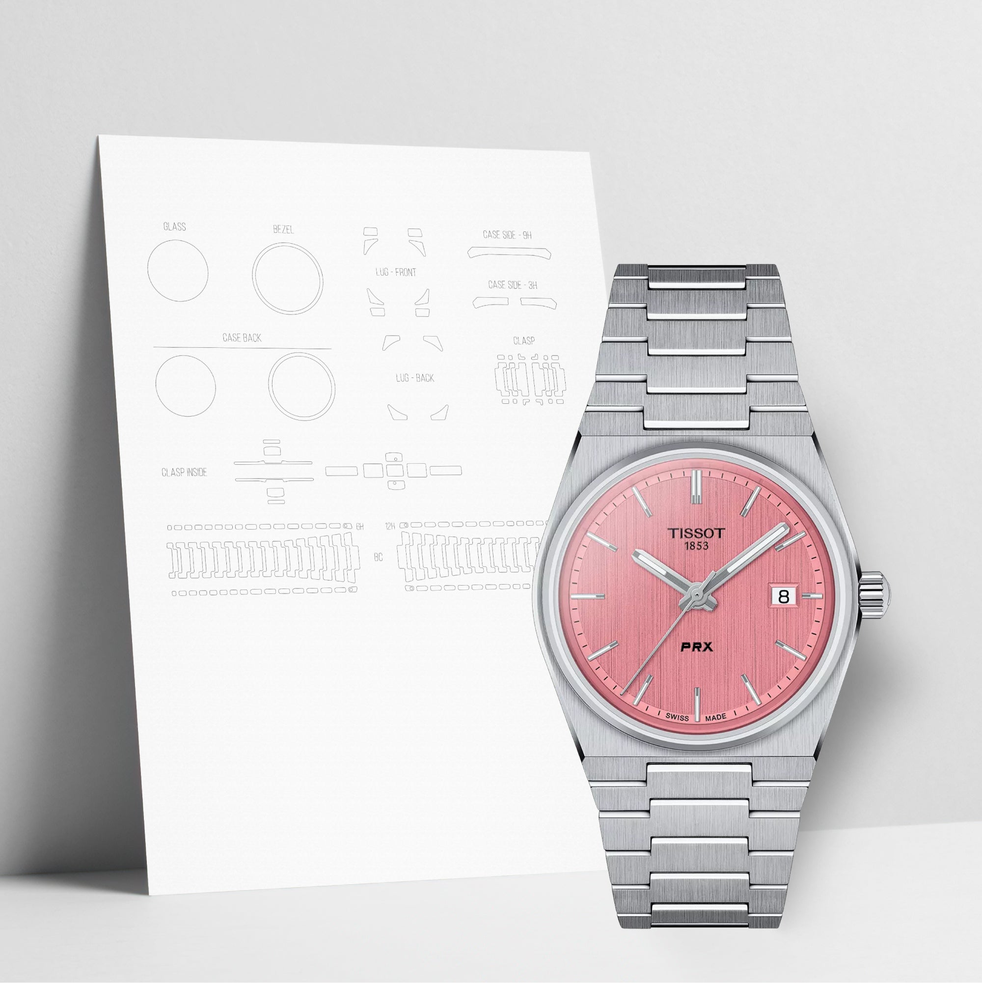 WATCHSHELL TISSOT PRX T137.210.11.331.00 35MM PROTECTIVE FILM