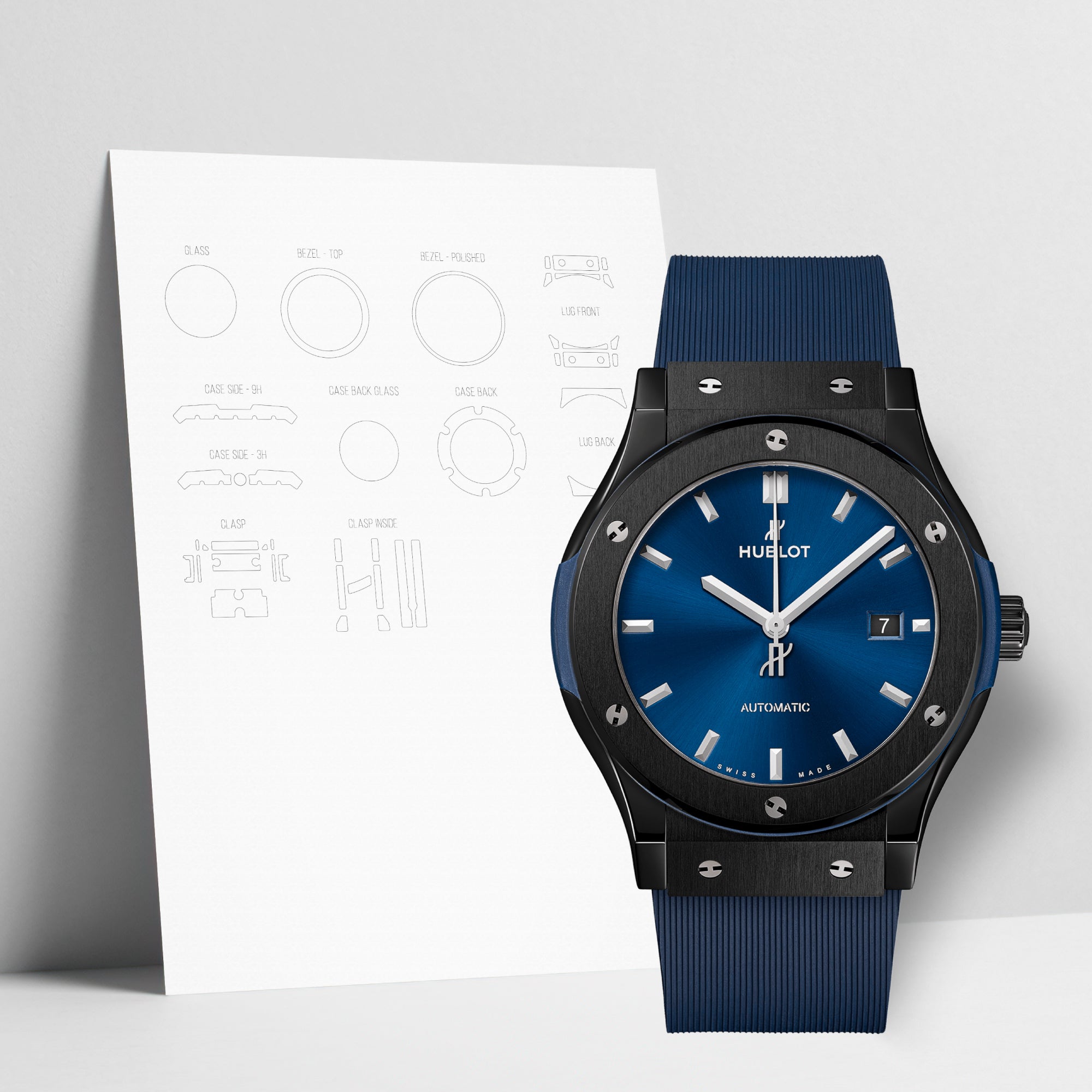 WATCHSHELL HUBLOT CLASSIC FUSION 542.CM.7170.RX 42MM PROTECTIVE FILM