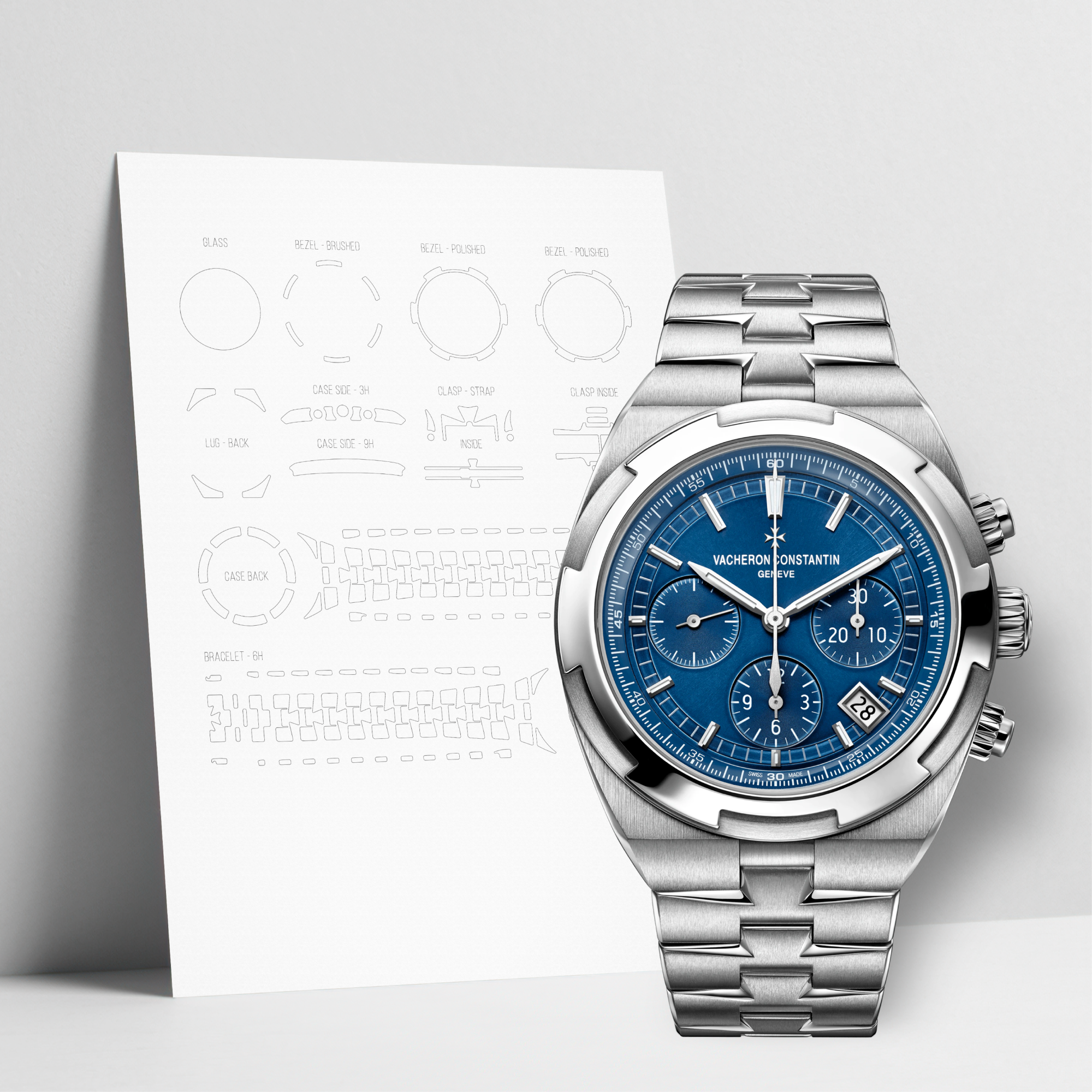 WATCHSHELL VACHERON CONSTANTIN OVERSEAS 5500V/110A 42.5MM PROTECTIVE FILM