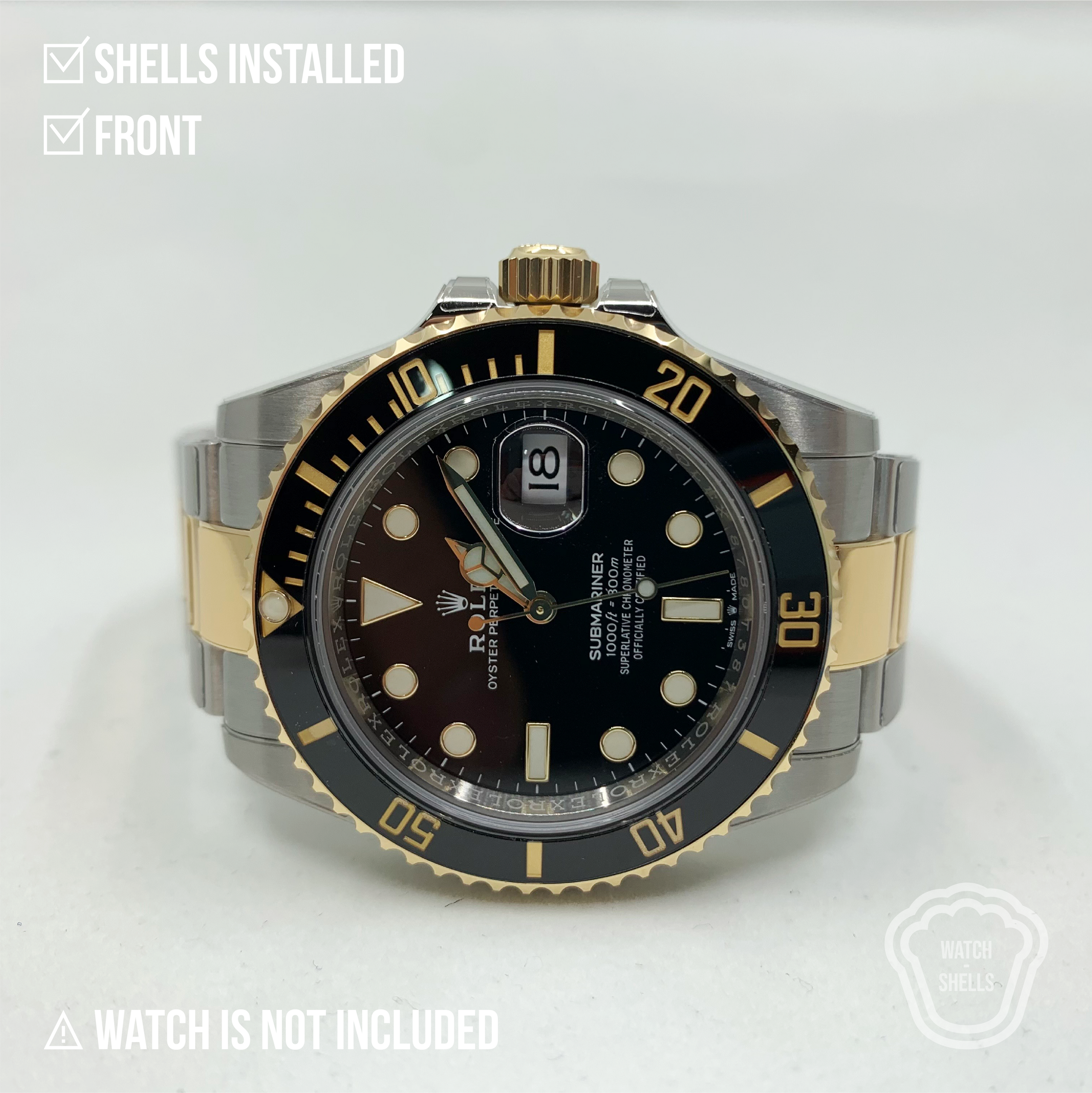 WATCHSHELL ROLEX SUBMARINER 126613LN 41MM OYSTER PROTECTIVE FILM