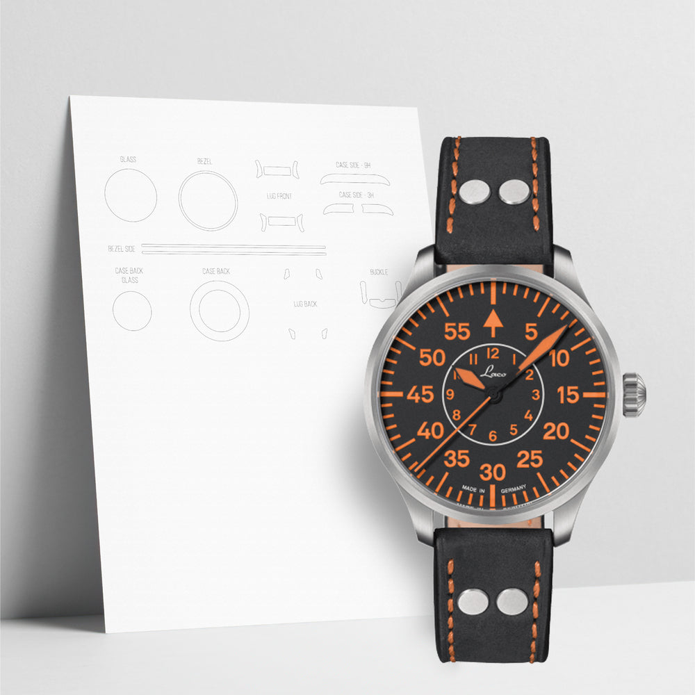 WATCHSHELL LACO PILOT WATCHES BASIC PALERMO 39MM PROTECTIVE FILM