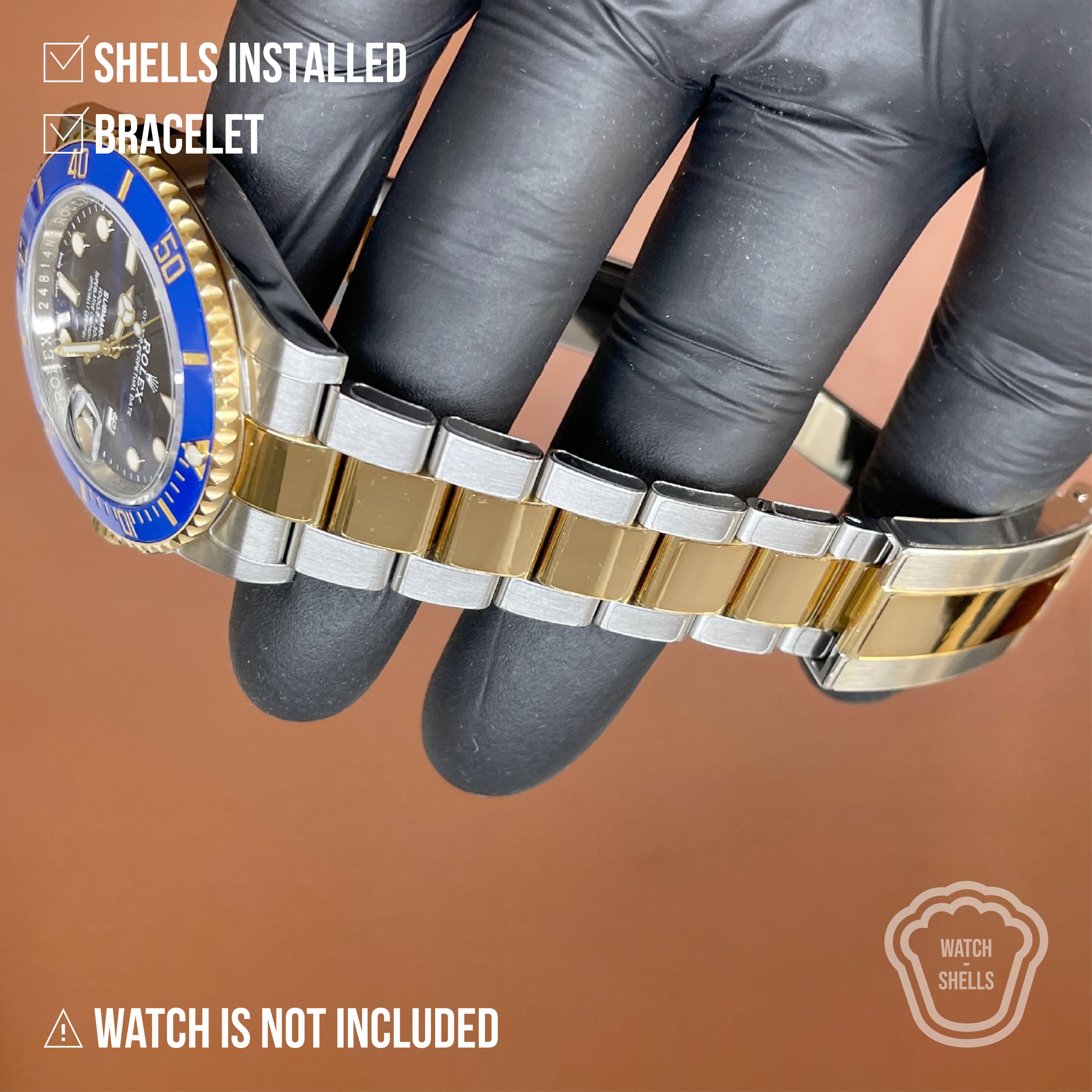 WATCHSHELL ROLEX SUBMARINER 126613LB 41MM OYSTER PROTECTIVE FILM