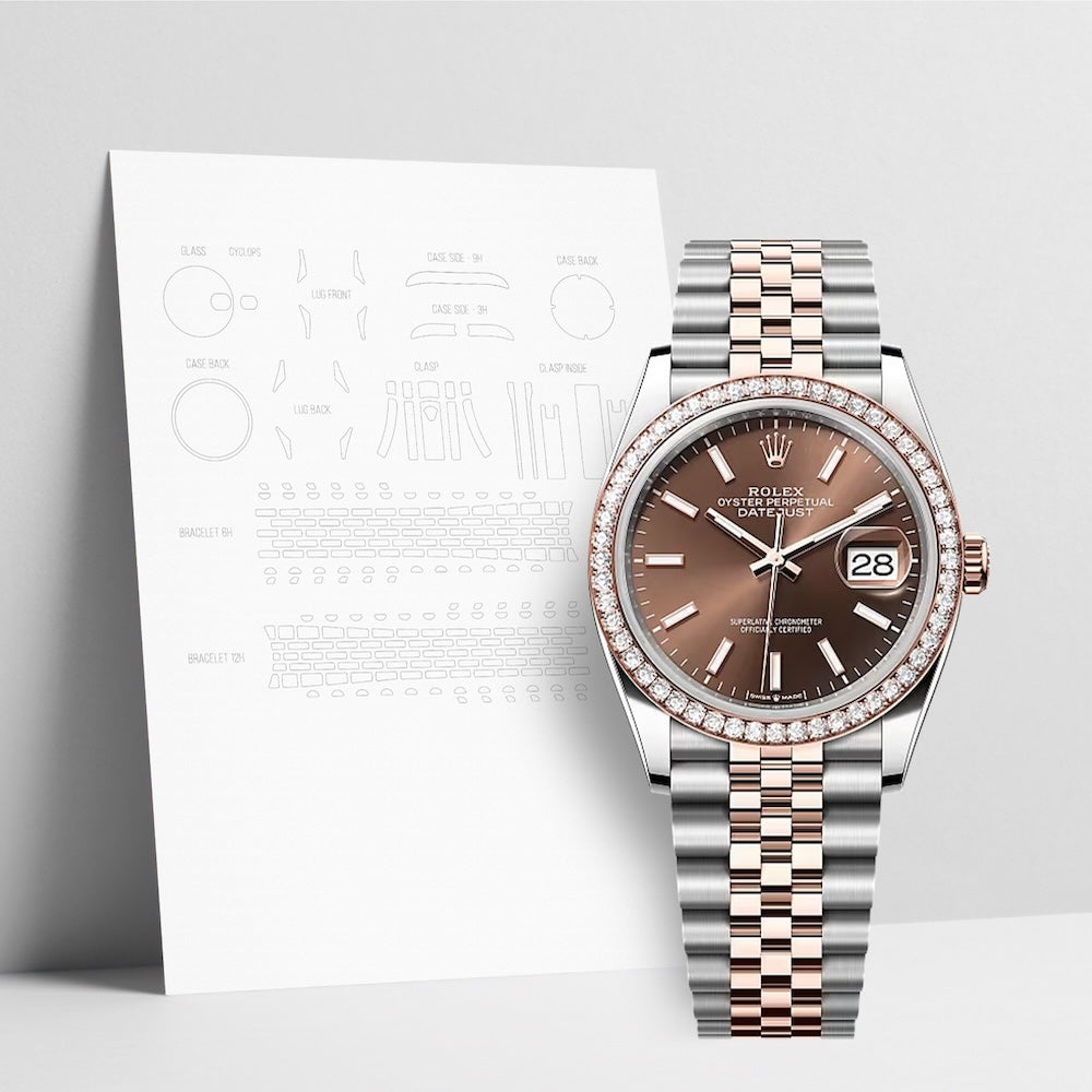WATCHSHELL ROLEX DATEJUST 126281RBR 36MM JUBILEE PROTECTIVE FILM