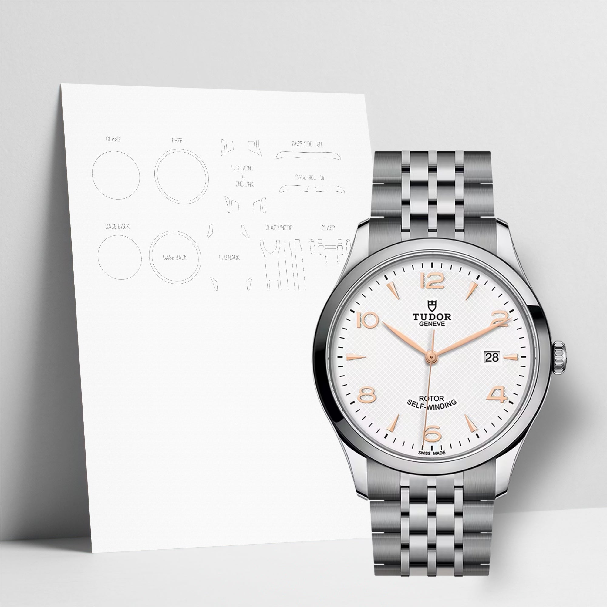 WATCHSHELL TUDOR 1926 M916501 41MM PROTECTIVE FILM
