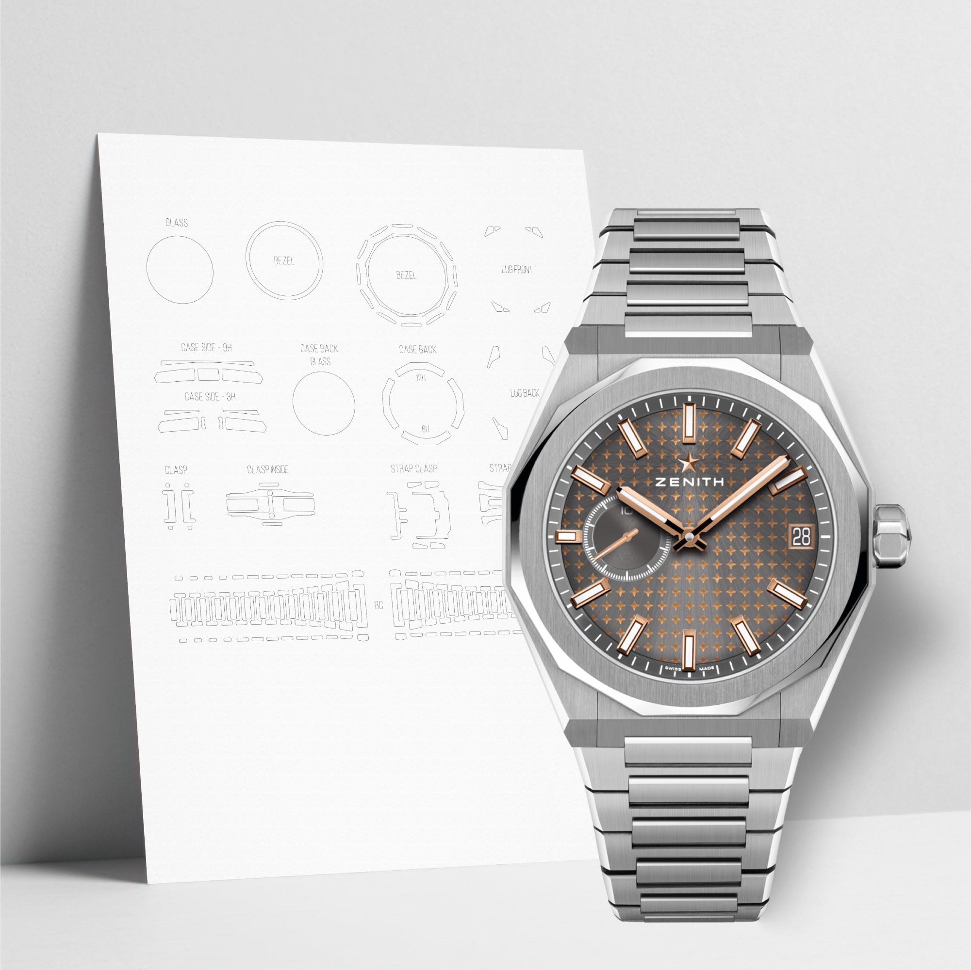 WATCHSHELL ZENITH DEFY 03.9300.3620/02.I001 41MM PROTECTIVE FILM