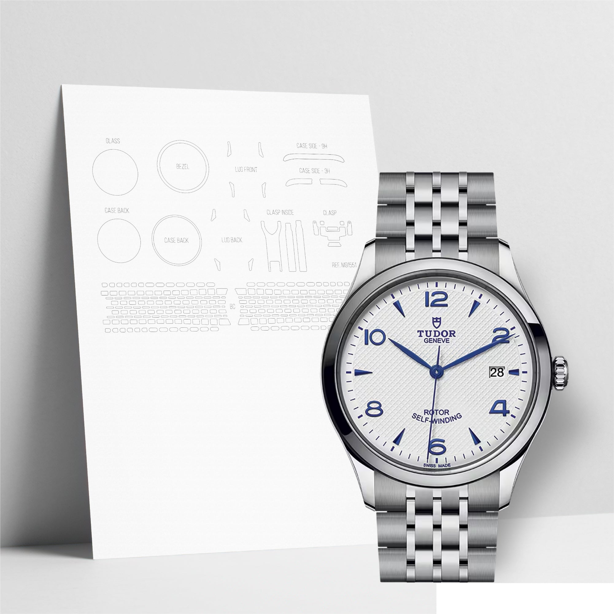 WATCHSHELL TUDOR 1926 M91550 39MM PROTECTIVE FILM