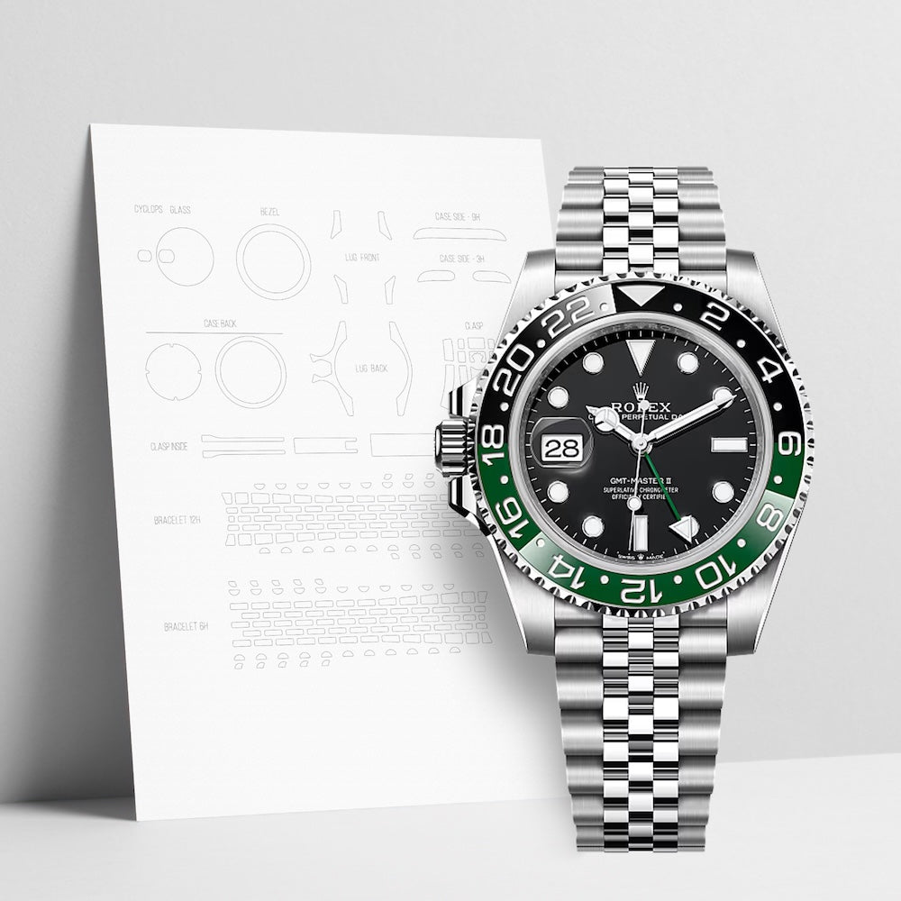 WATCHSHELL ROLEX GMT-MASTER II 126720VTNR 40MM JUBILEE PROTECTIVE FILM
