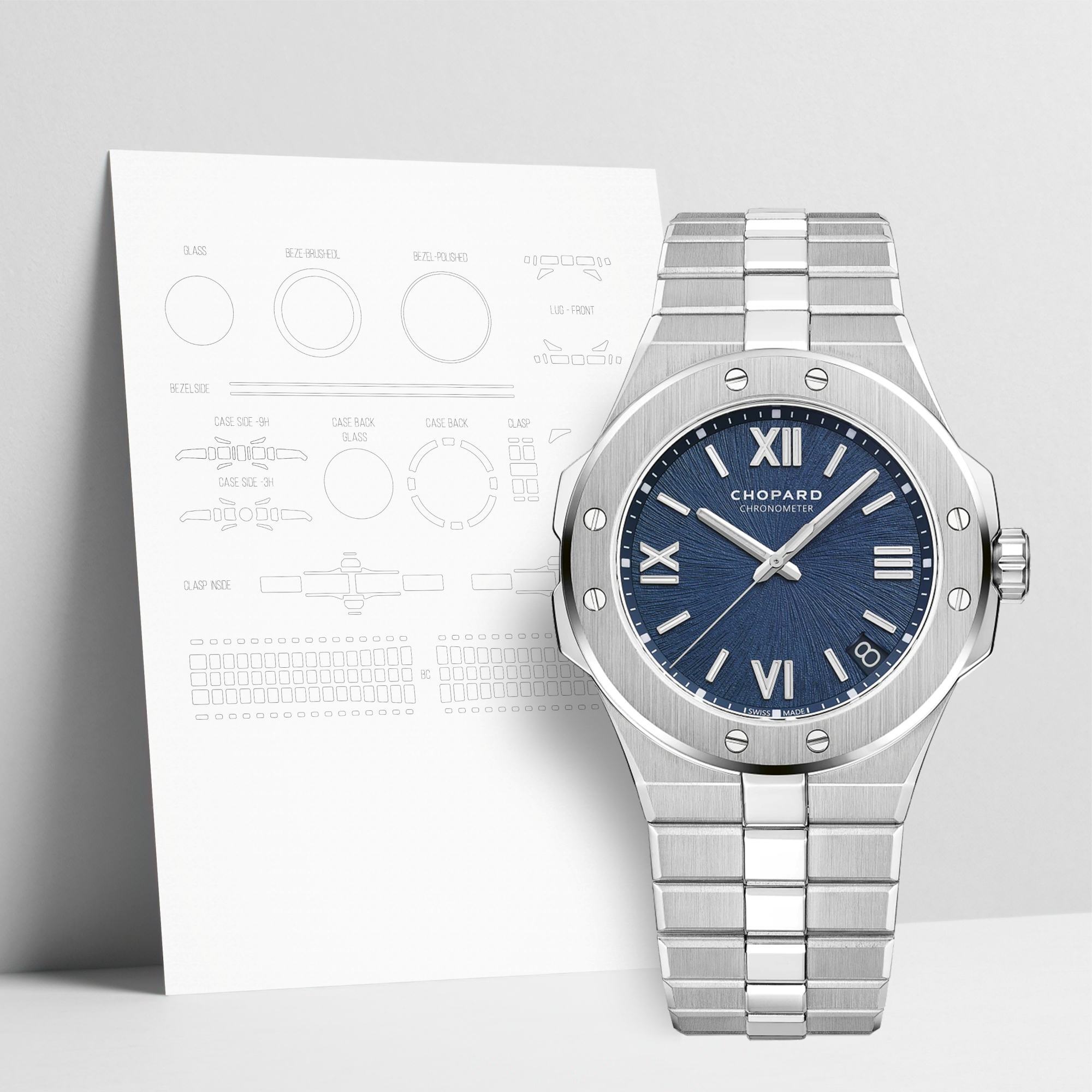 WATCHSHELL CHOPARD ALPINE EAGLE 298600-3001 41MM PROTECTIVE FILM