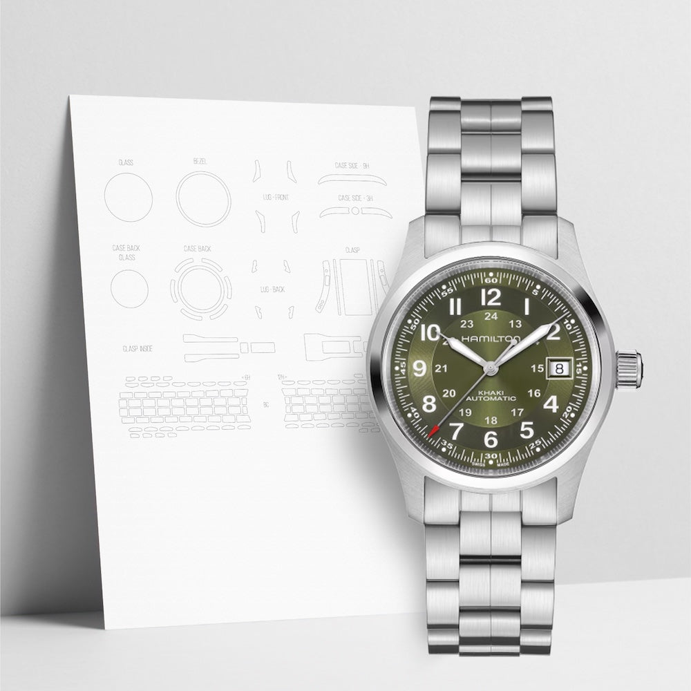 WATCHSHELL HAMILTON KHAKI FIELD H70455160 38MM PROTECTIVE FILM