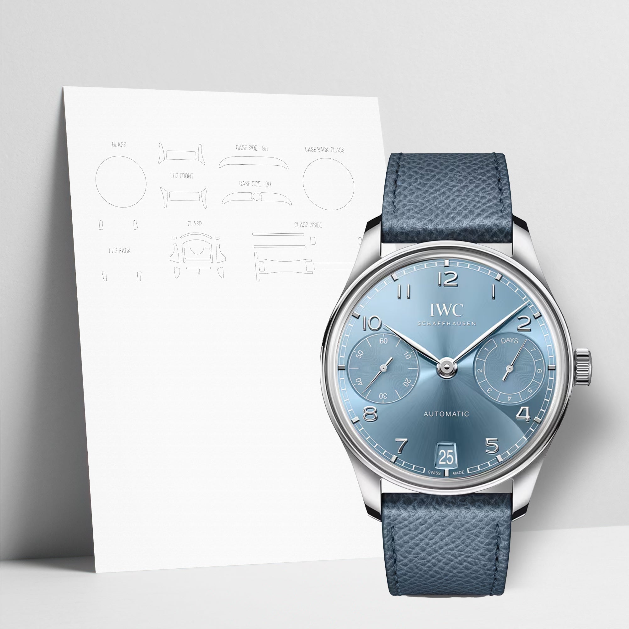 WATCHSHELL IWC PORTUGIESER IW501708 42MM PROTECTIVE FILM