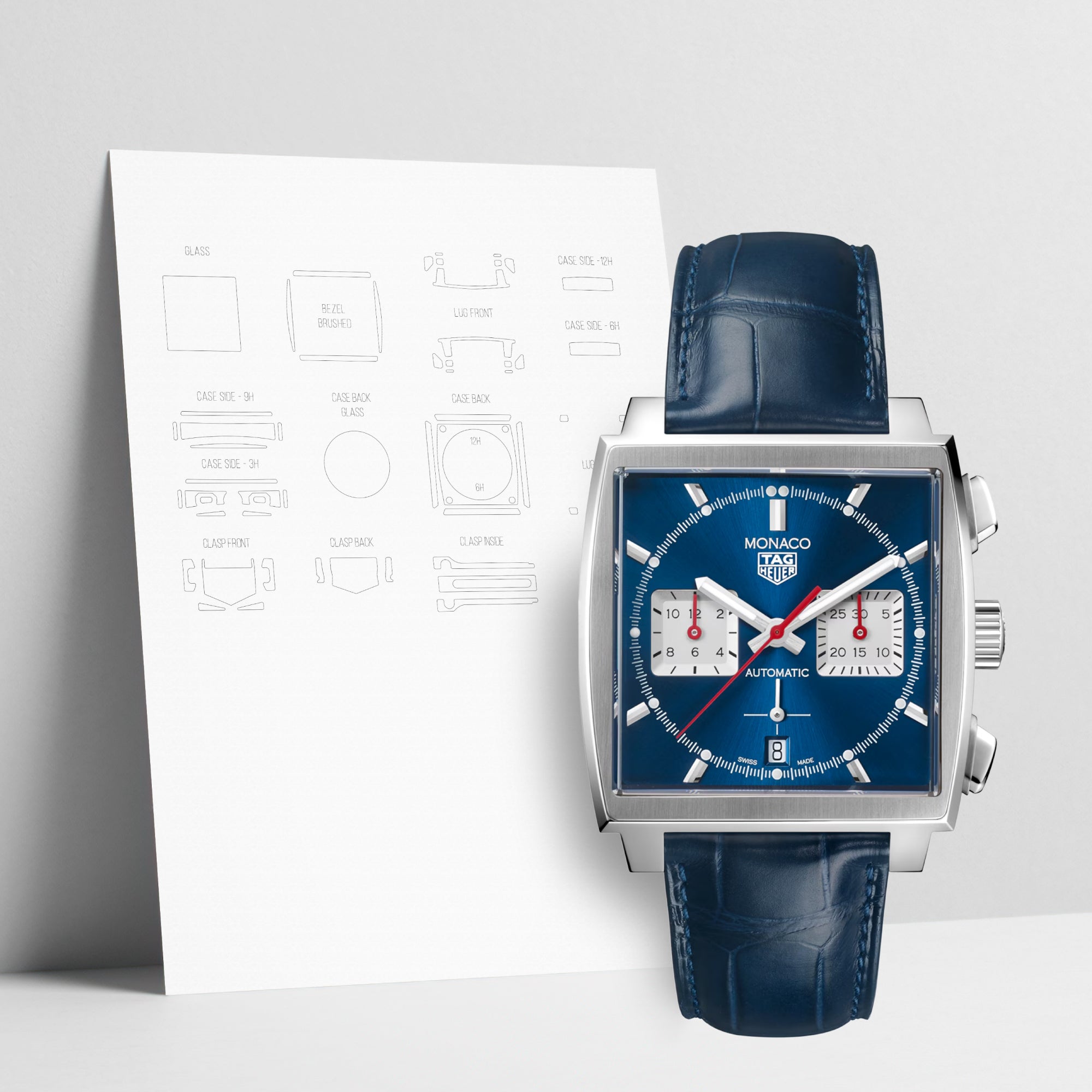 WATCHSHELL TAG HEUER MONACO CBL2111.FC6453 39MM PROTECTIVE FILM