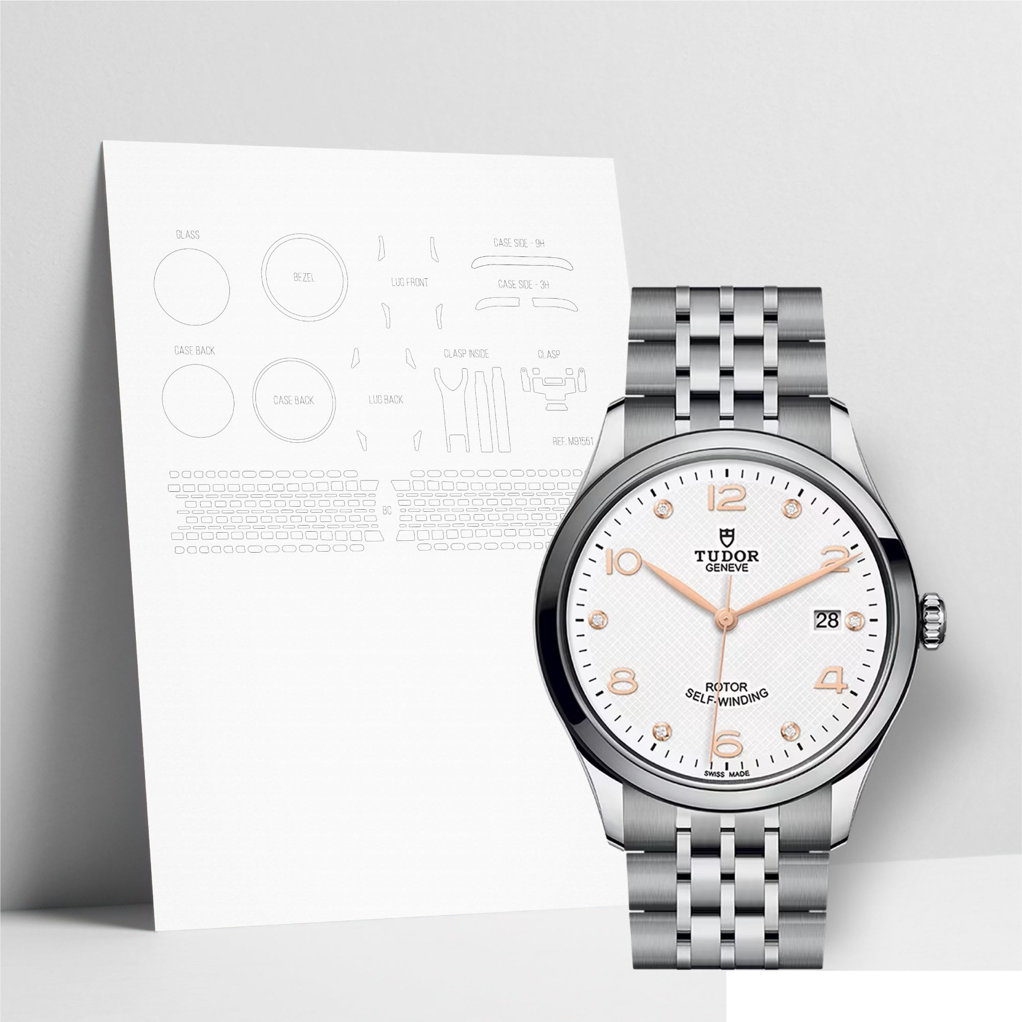 WATCHSHELL TUDOR 1926 M915503 39MM PROTECTIVE FILM