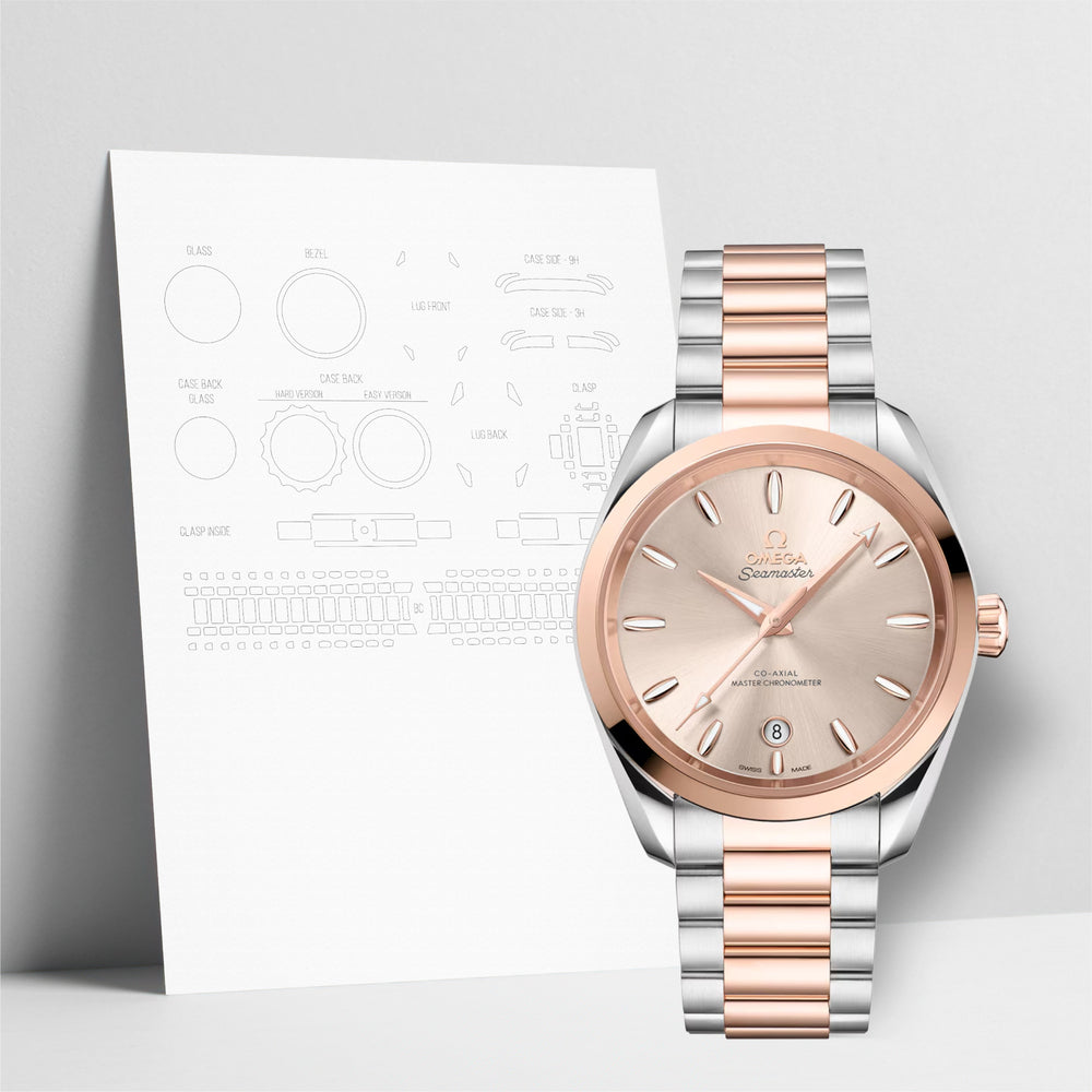 WATCHSHELL OMEGA AQUA TERRA 220.20.38.20.09.001 38MM PROTECTIVE FILM