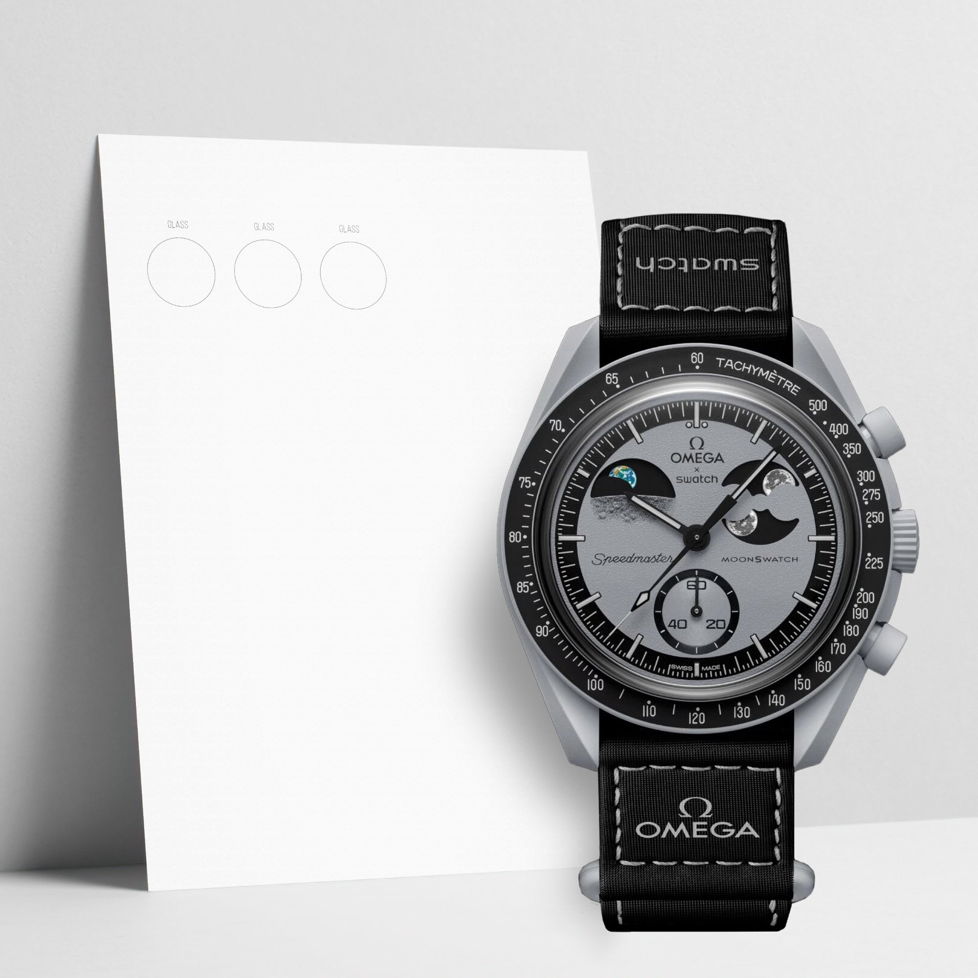 WATCHSHELL SWATCH MOONSWATCH SO33M700 42MM PROTECTIVE FILM