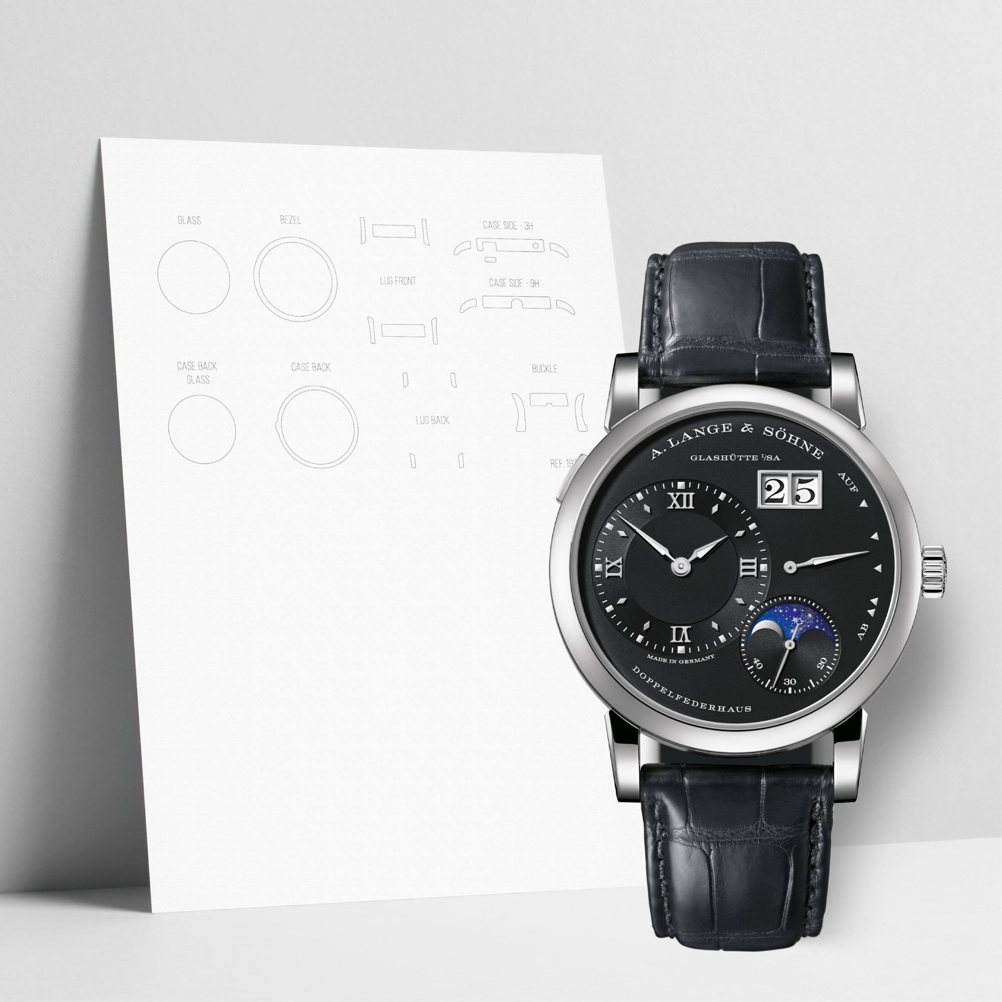 WATCHSHELL A. LANGE & SOHNE LANGE 1 192.029 38.5MM PROTECTIVE FILM