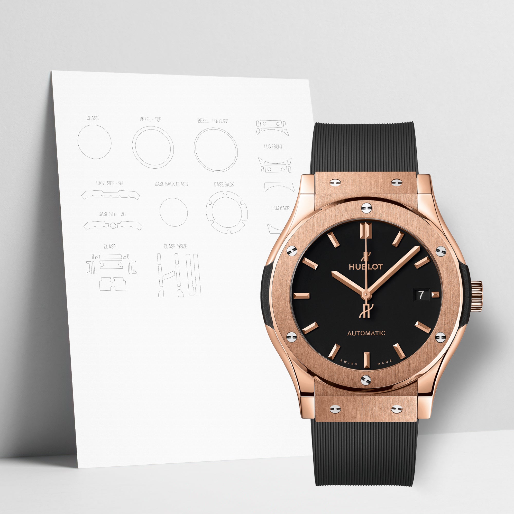 WATCHSHELL HUBLOT CLASSIC FUSION 542.OX.1181.RX 42MM PROTECTIVE FILM