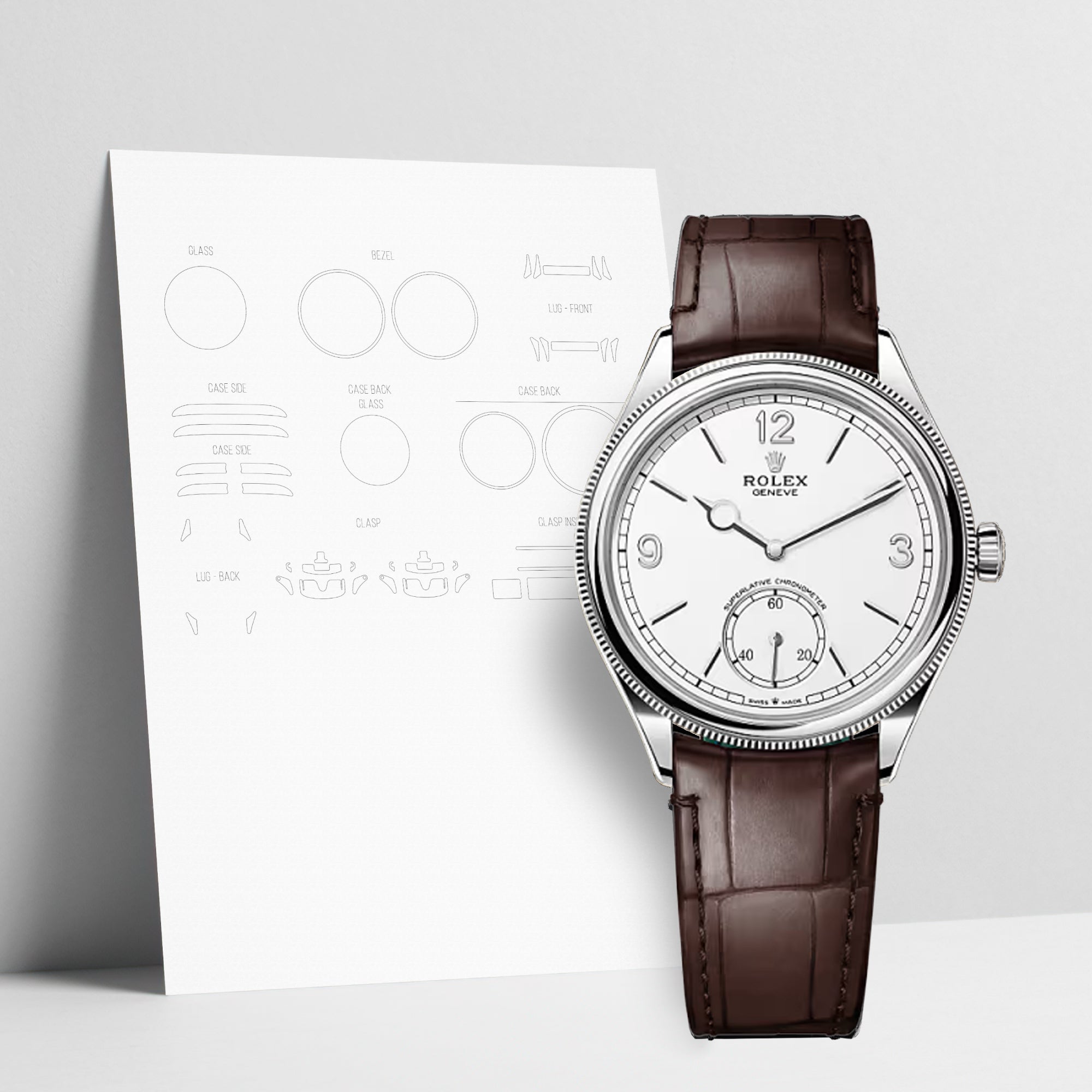 WATCHSHELL ROLEX 1908 52509 39MM PROTECTIVE FILM