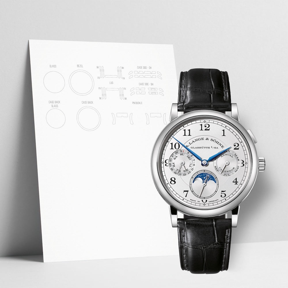 WATCHSHELL A. LANGE & SOHNE 1815 ANNUAL CALENDAR 238.026 E 40MM PROTECTIVE FILM